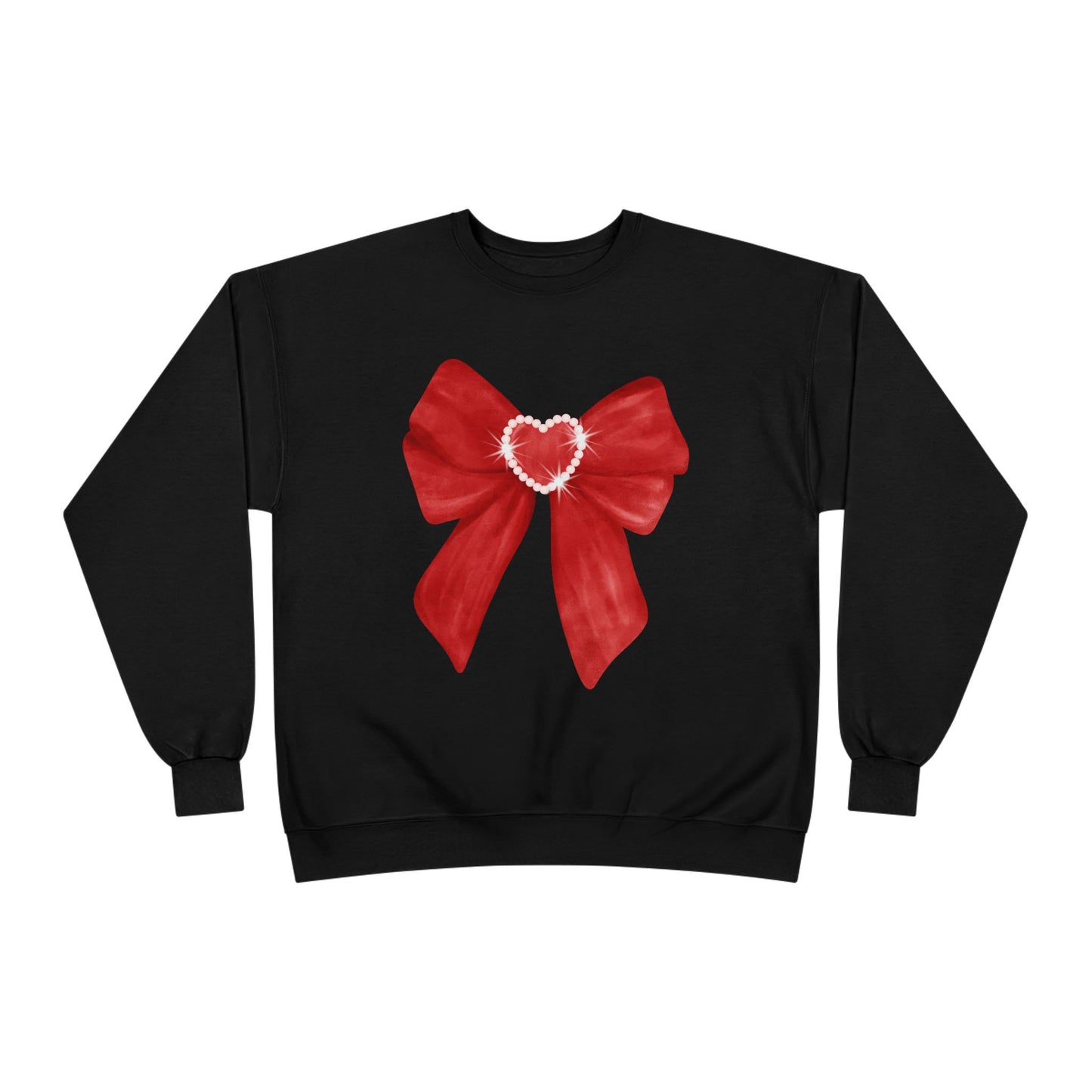 Red Bow Unisex EcoSmart® Crewneck Sweatshirt