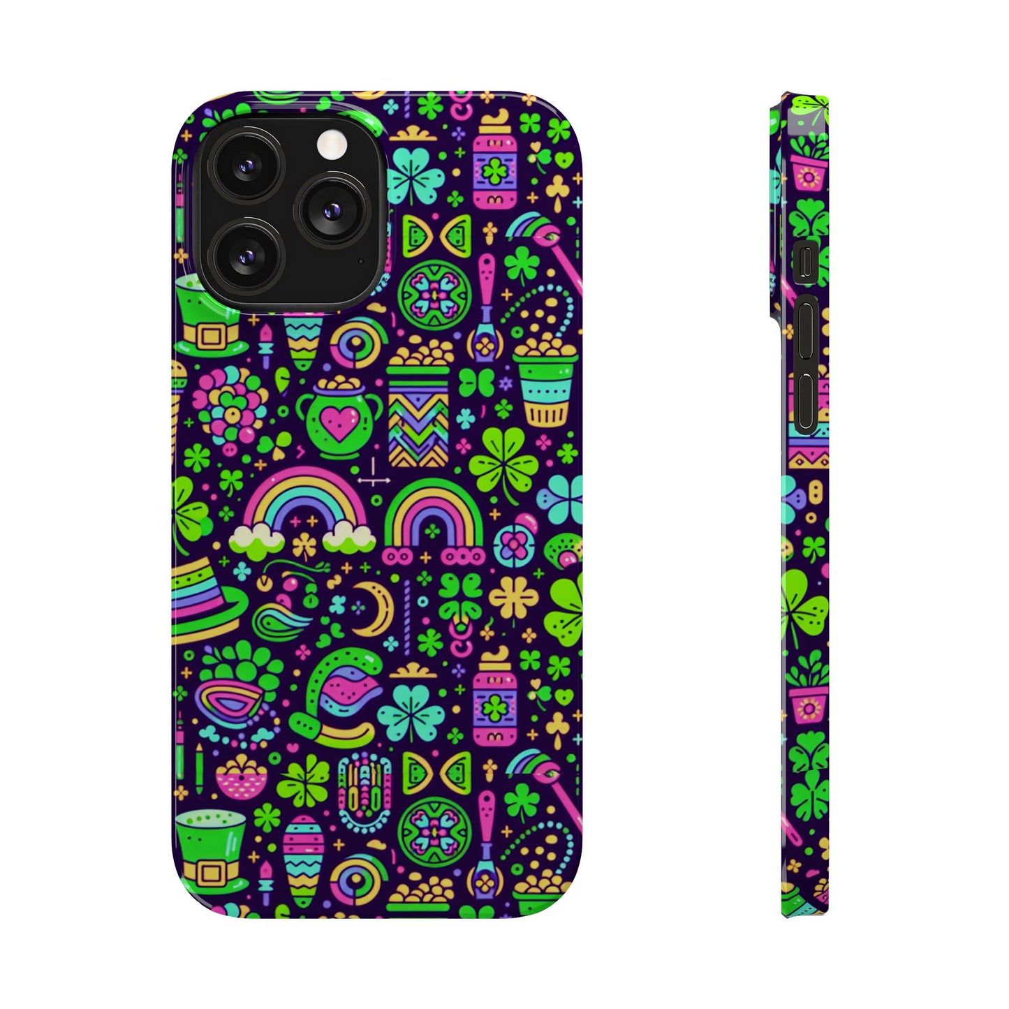 Day-Glo Clover Slim Phone Cases