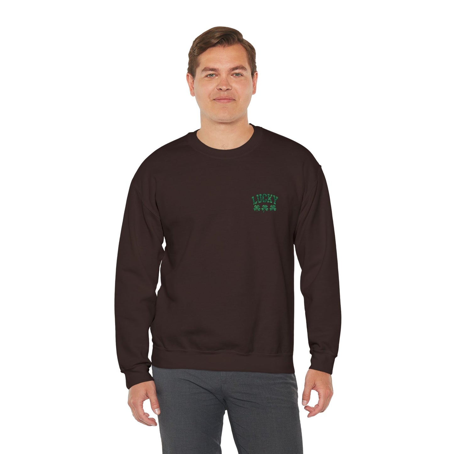 Lucky (embroidered) Unisex Heavy Blend™ Crewneck Sweatshirt