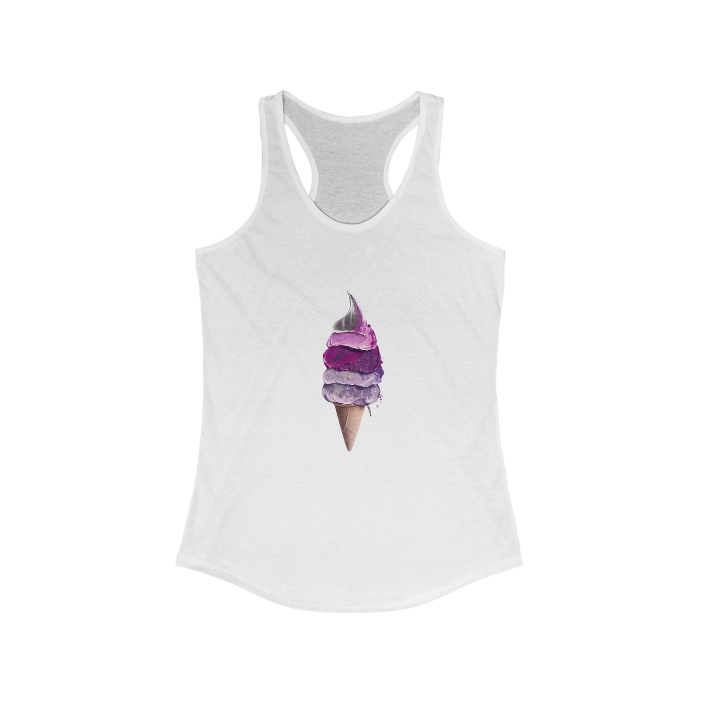 Painted Ice Cream Women's Ideal Racerback Tank