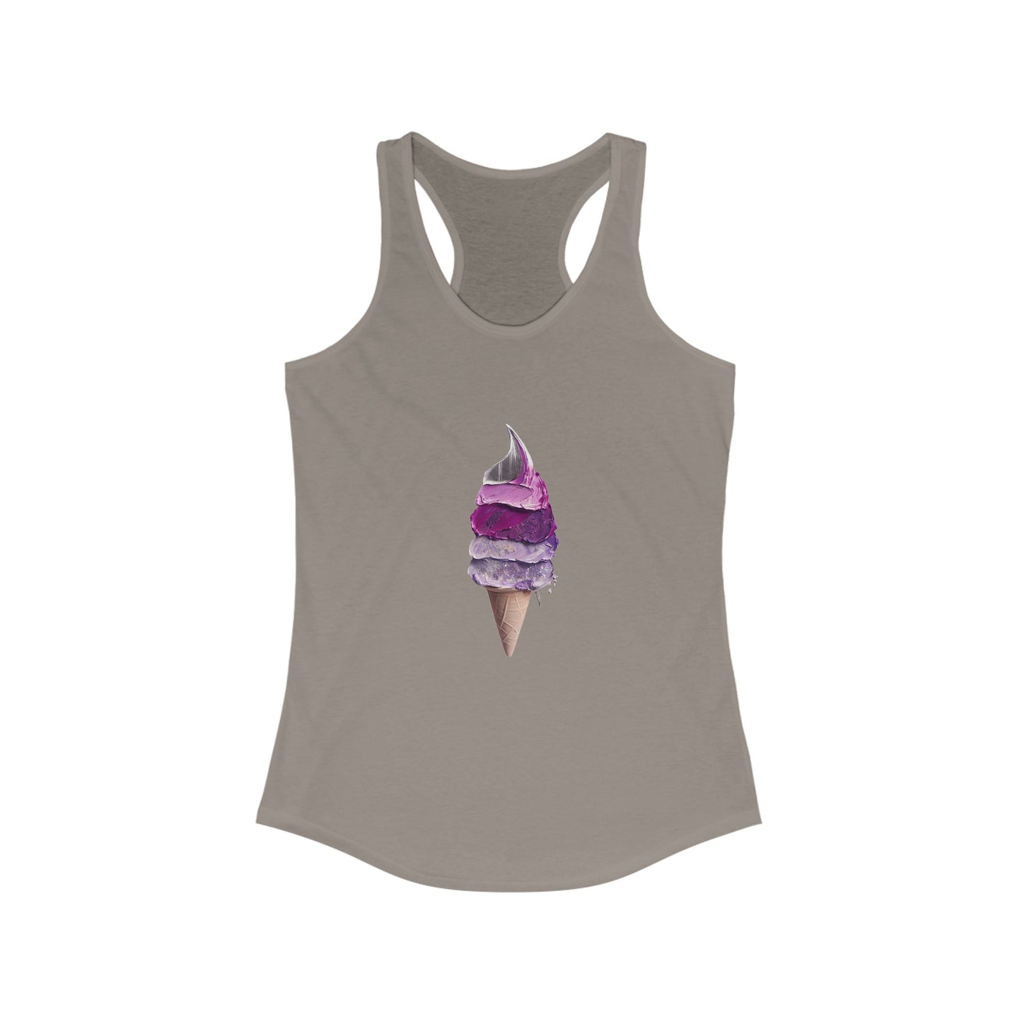 Painted Ice Cream Women's Ideal Racerback Tank