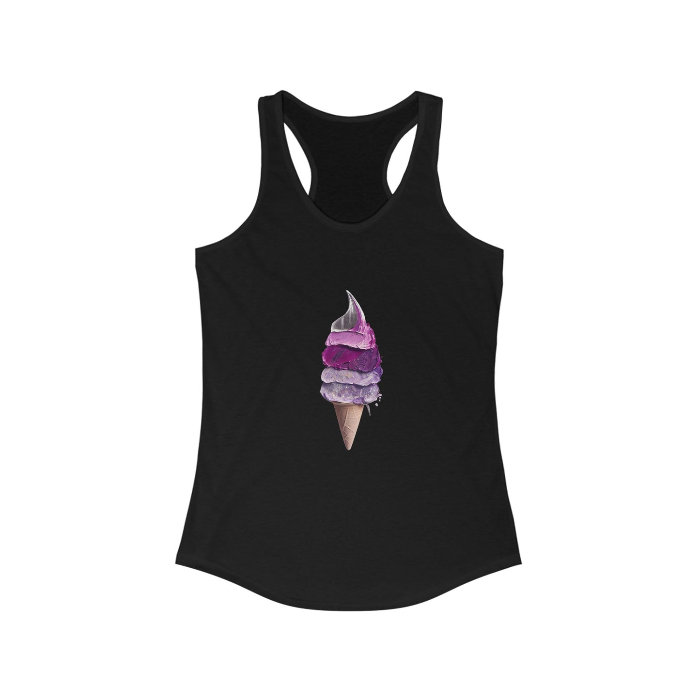 Painted Ice Cream Women's Ideal Racerback Tank