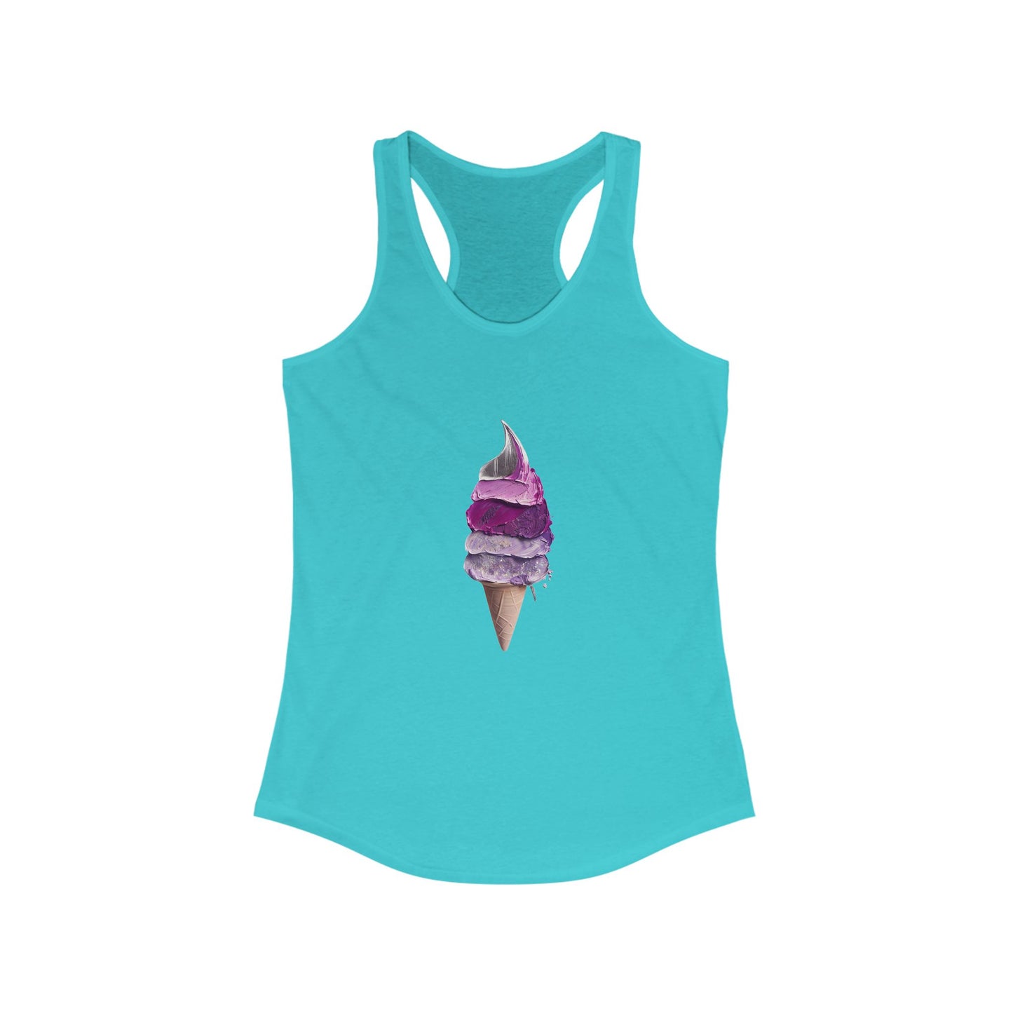 Painted Ice Cream Women's Ideal Racerback Tank