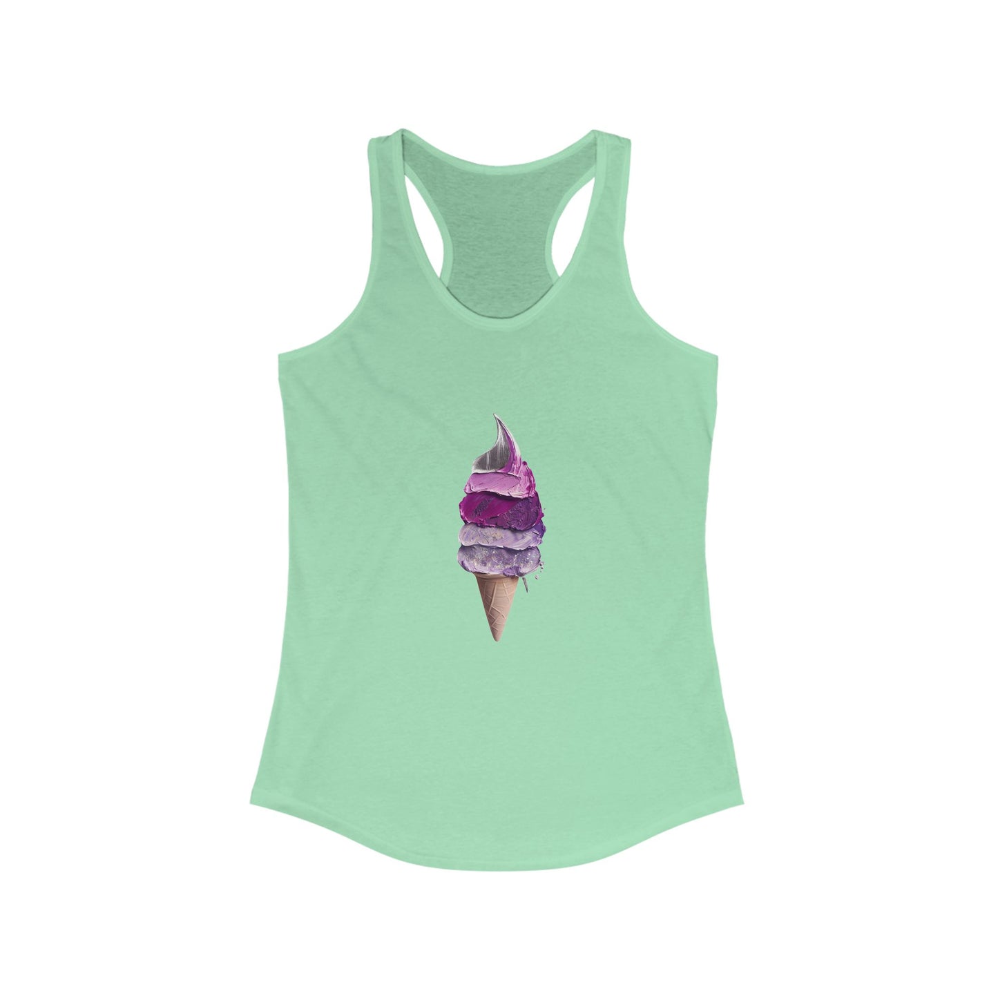 Painted Ice Cream Women's Ideal Racerback Tank