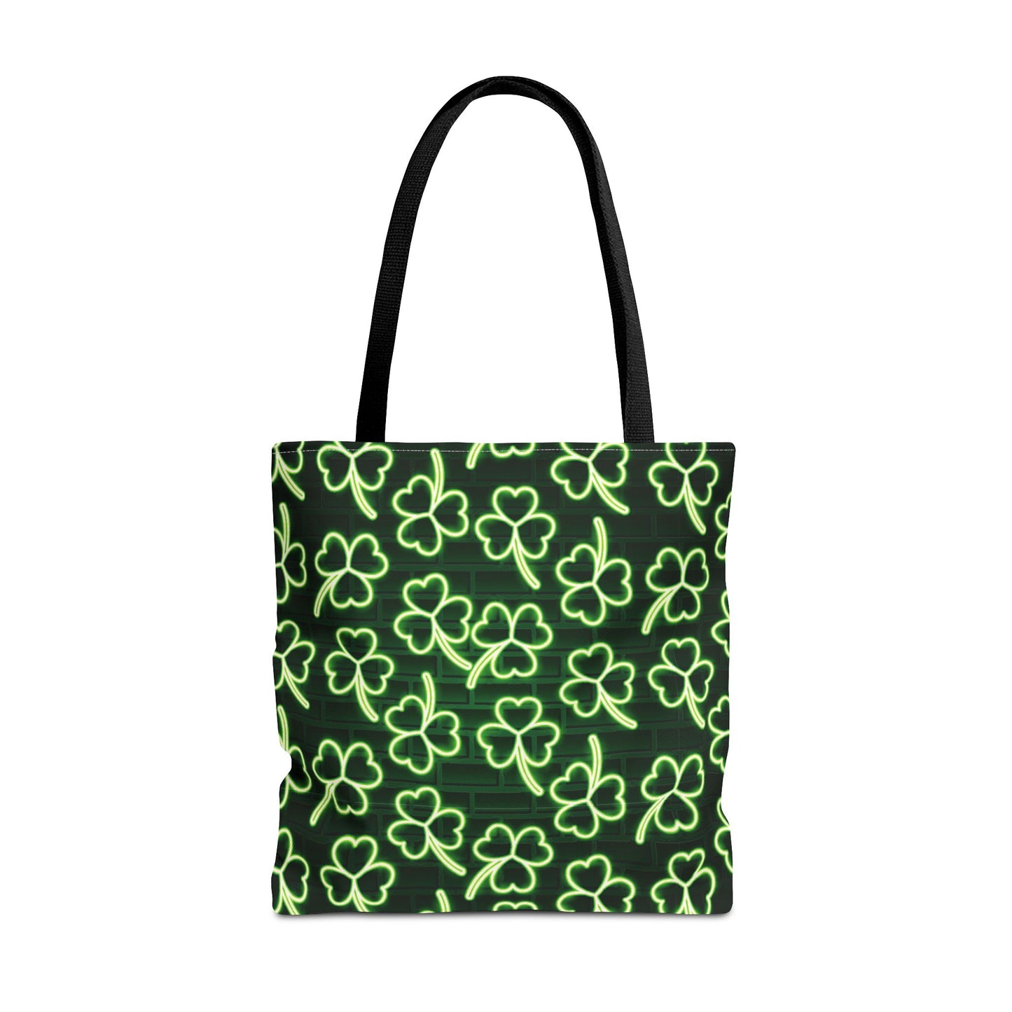 Neon Shamrock Tote Bag (available in 3 sizes)