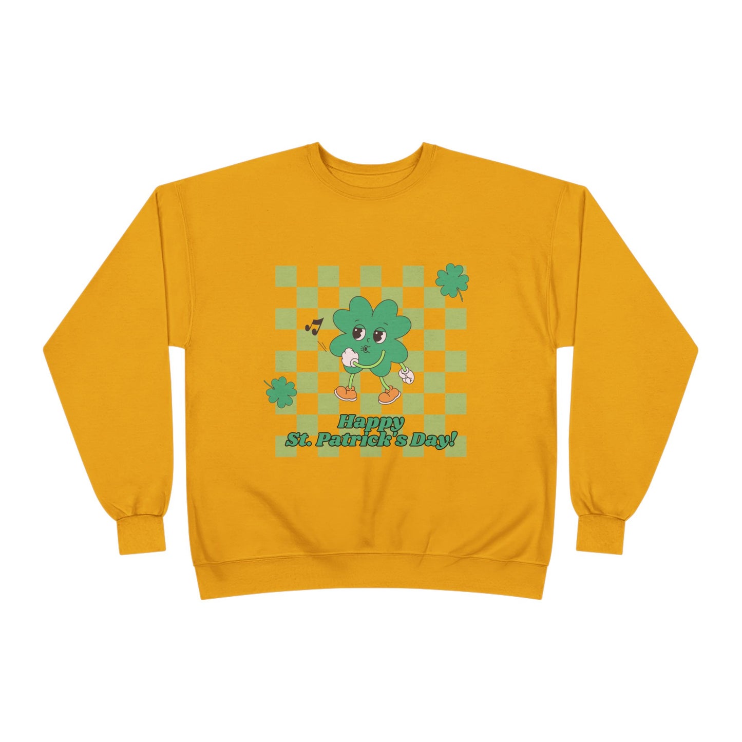 St. Pat's Checkers Unisex EcoSmart® Crewneck Sweatshirt