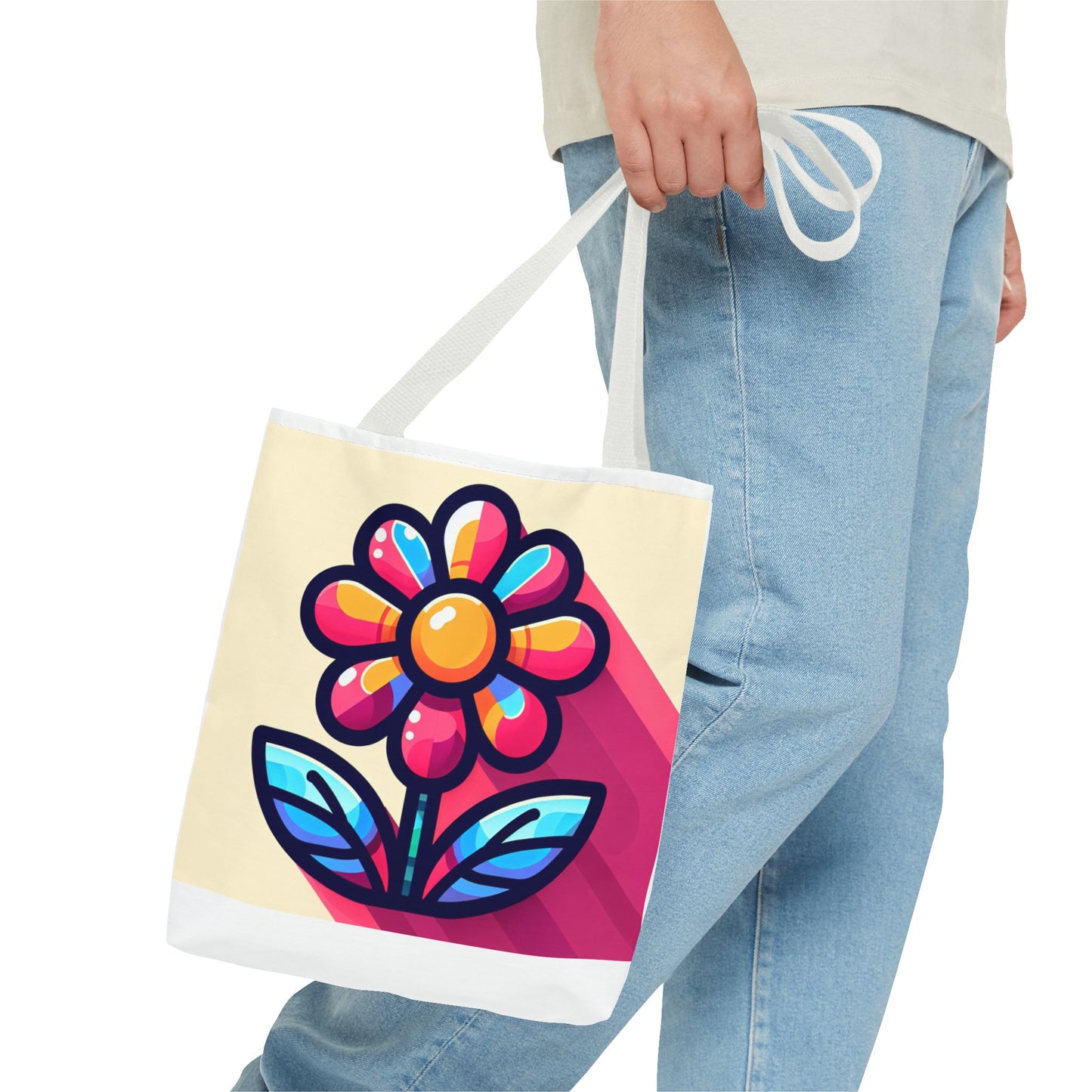 Starburst Flower Tote Bag