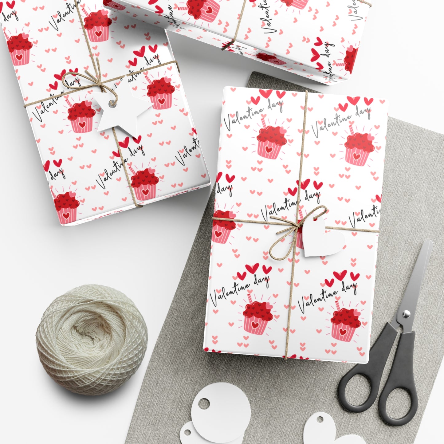 Valentine's Day Sweets Gift Wrap Papers