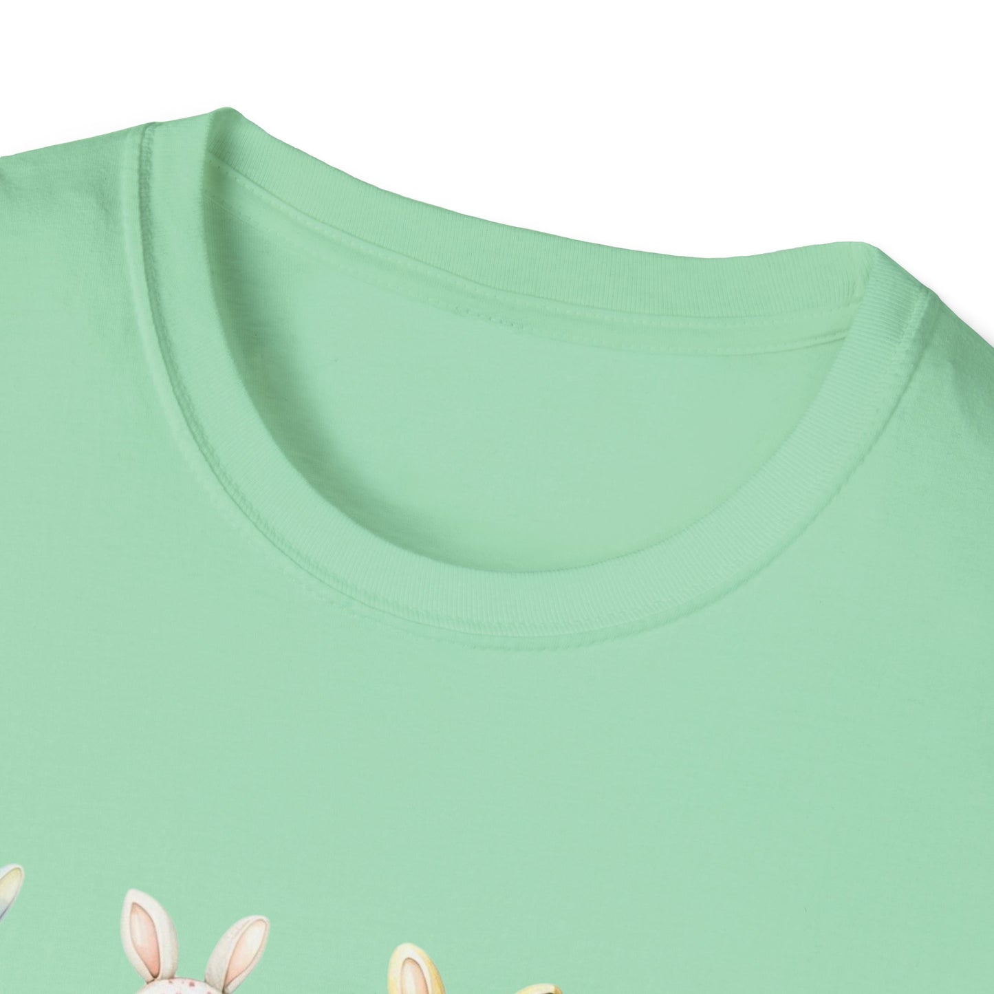 Bunny Picnic Unisex Softstyle T-Shirt for Easter