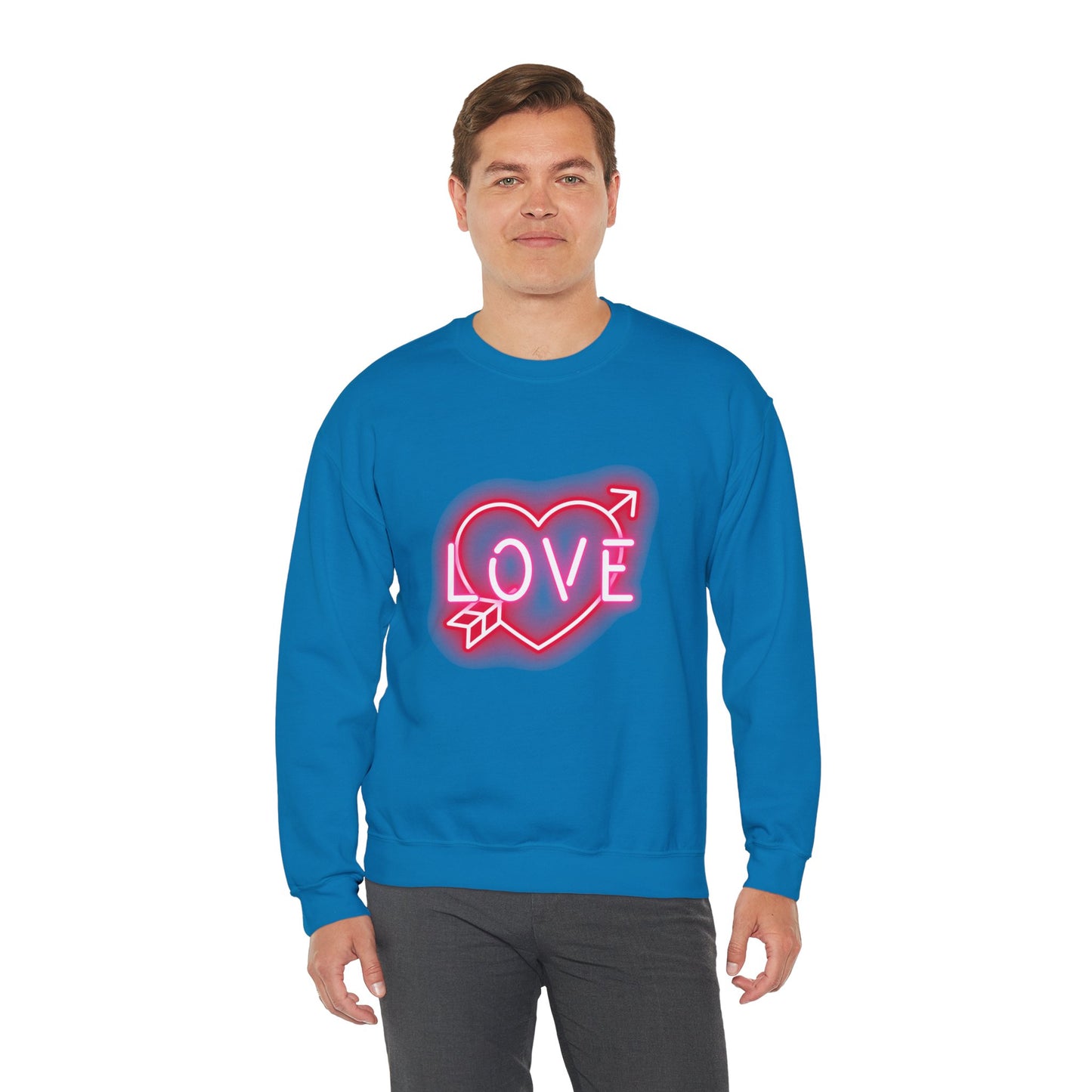 Neon Love Unisex Heavy Blend™ Crewneck Sweatshirt