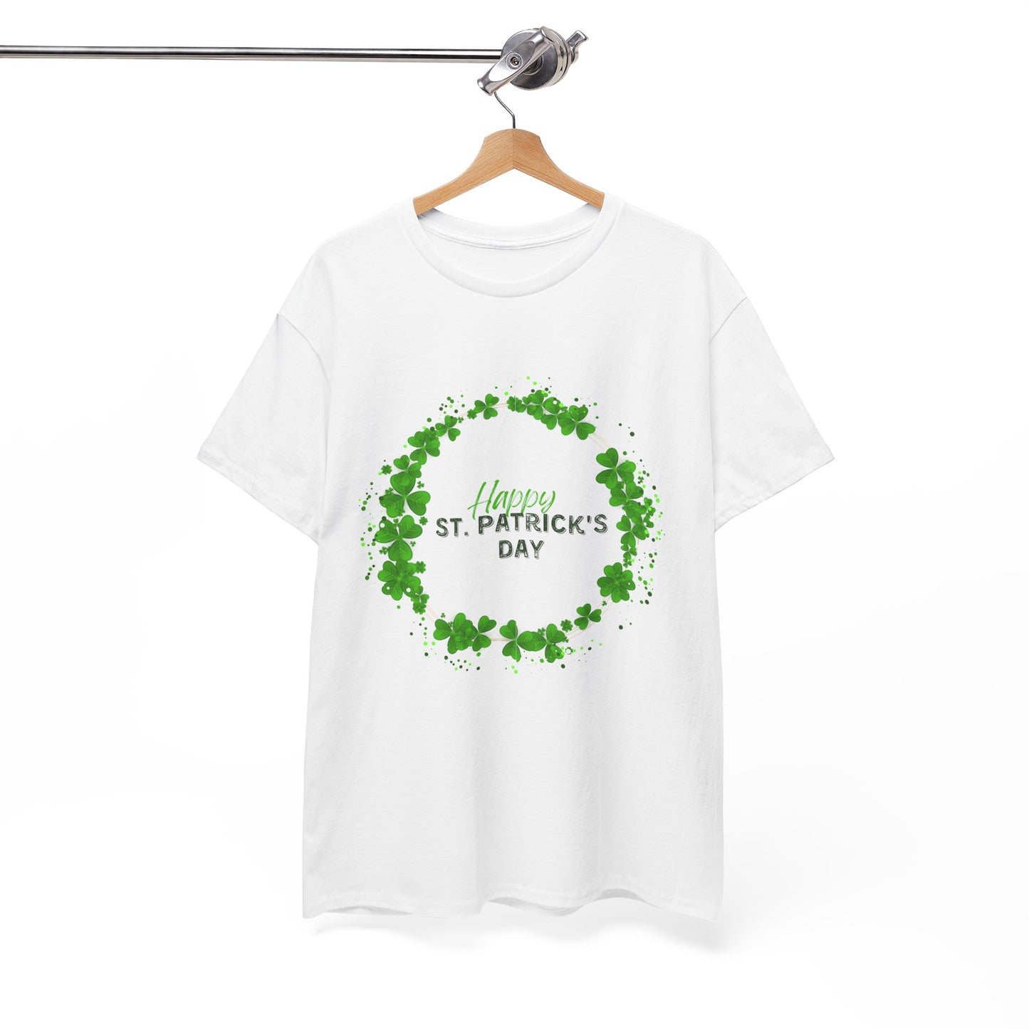 St. Pat's Wreath Unisex Heavy Cotton Tee