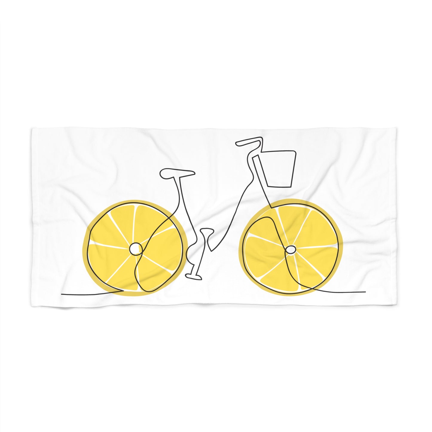 Lemoncycle Beach Towel