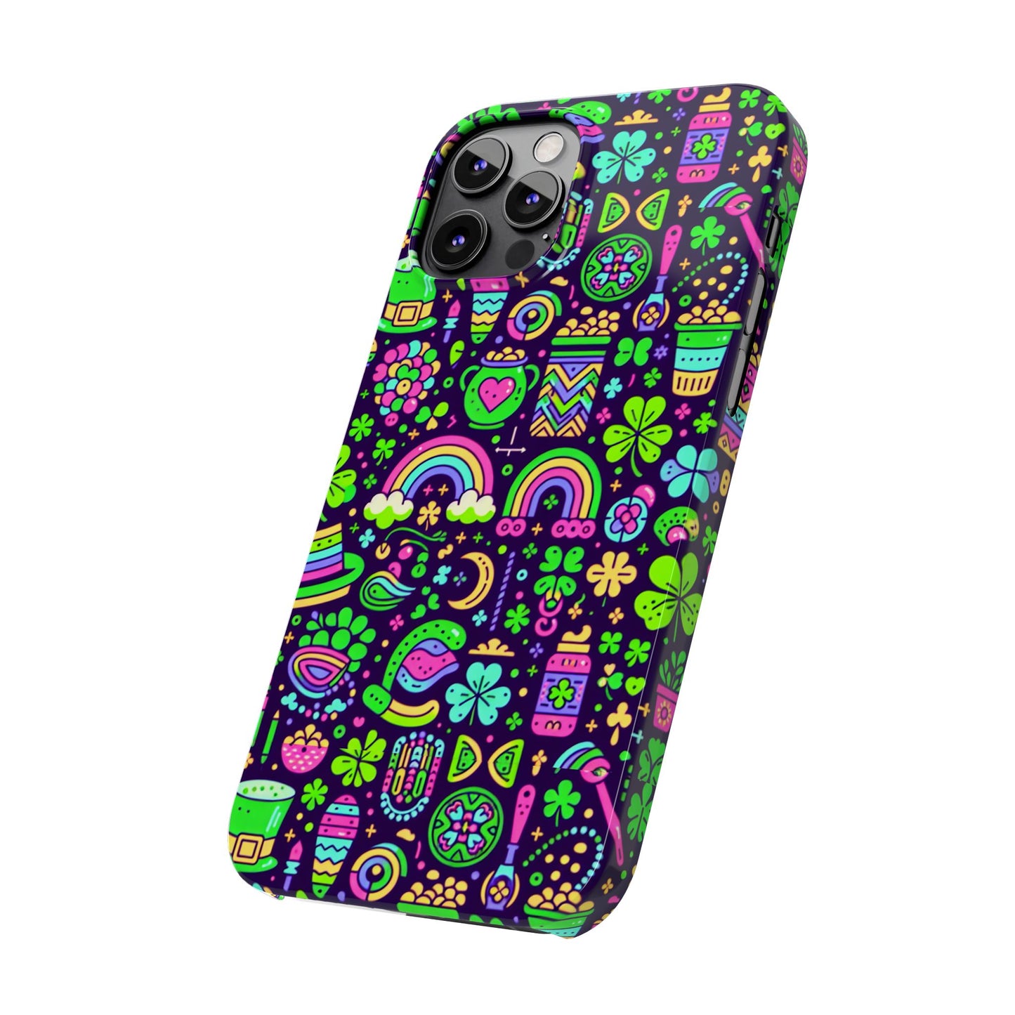 Day-Glo Clover Slim Phone Cases