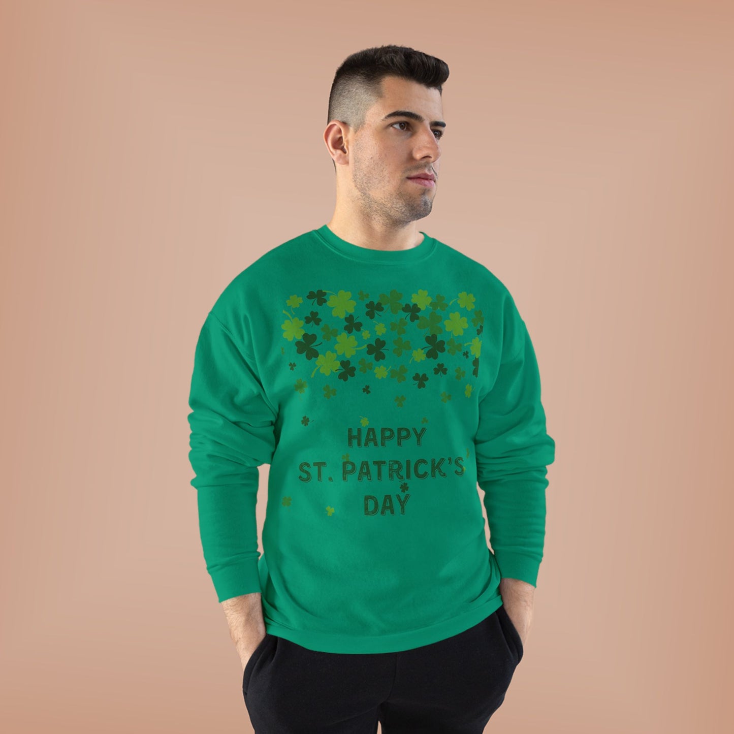 Shamrock Shower Unisex EcoSmart® Crewneck Sweatshirt