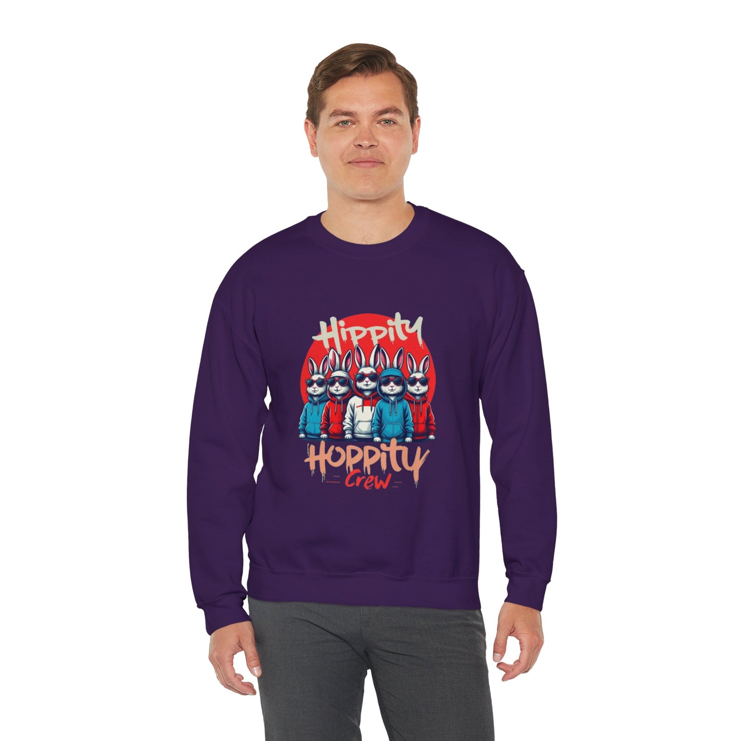 Hippity Hoppity Crew Unisex Heavy Blend™ Crewneck Sweatshirt