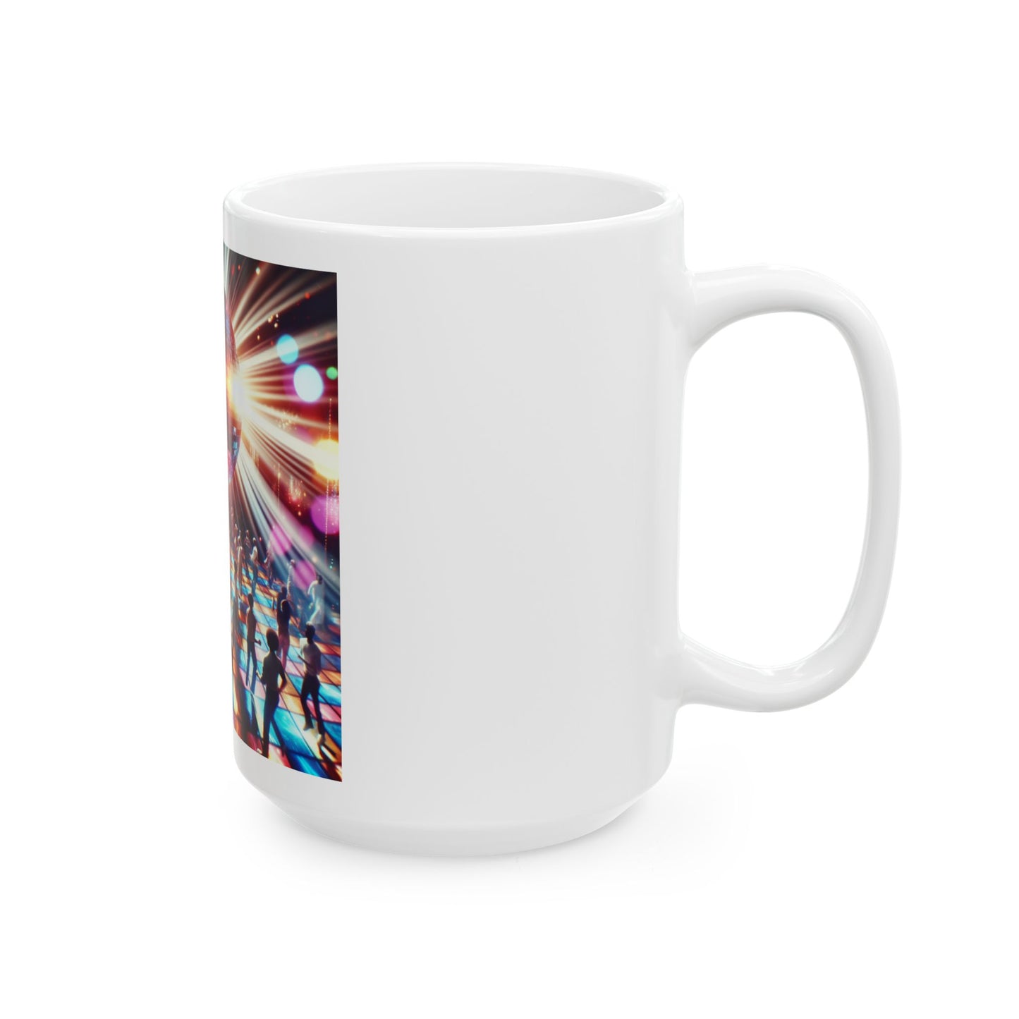 Disco Ceramic Mug, (11oz, 15oz)