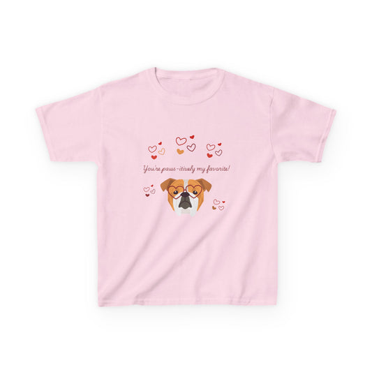 You're Paws-itively My Favorite Kids Heavy Cotton™ Tee