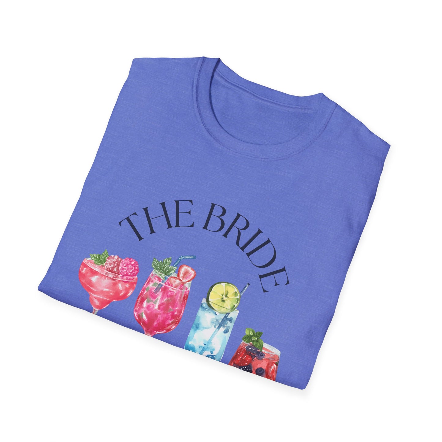 The Bride Est. 2025 Heathered Unisex Softstyle T-Shirt