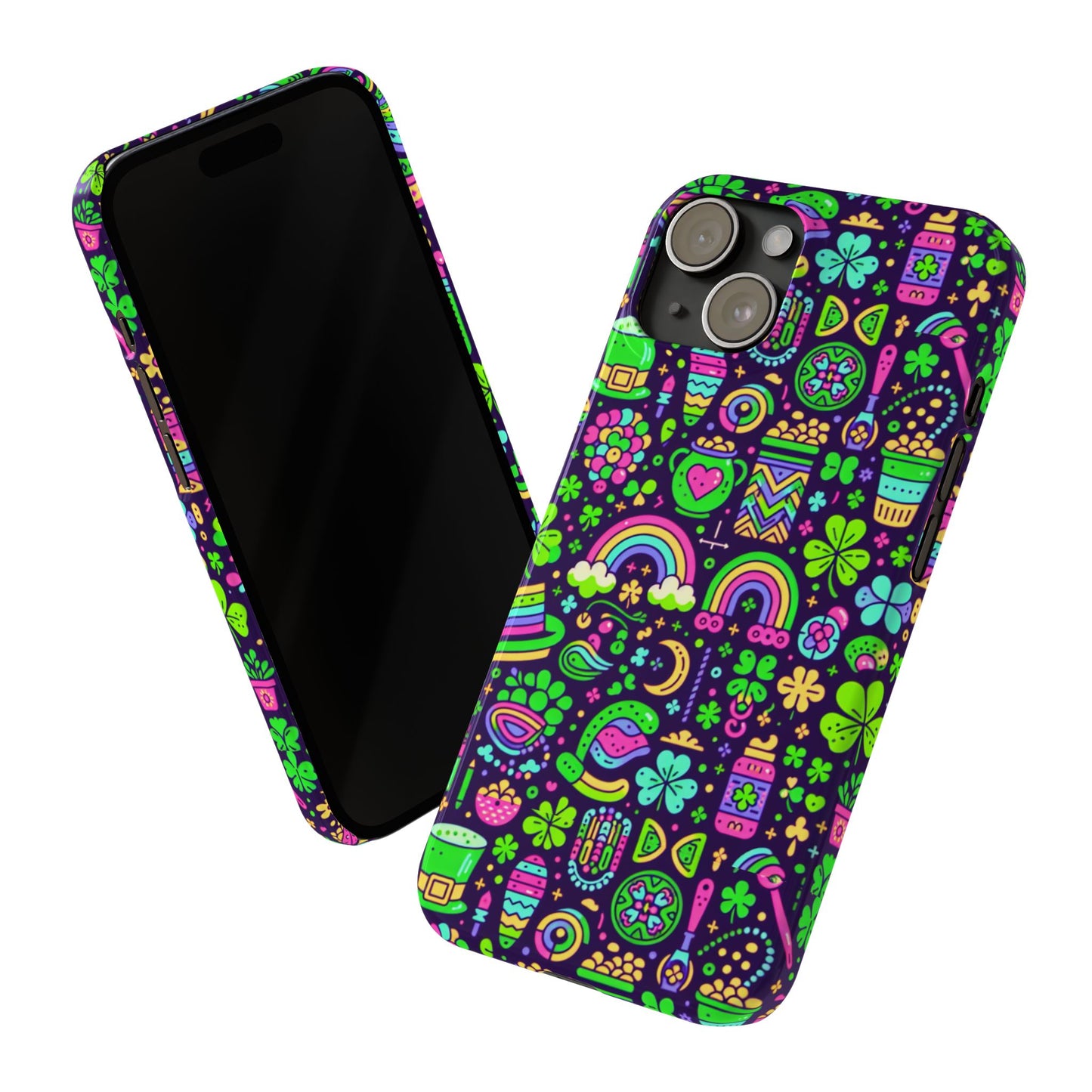 Day-Glo Clover Slim Phone Cases