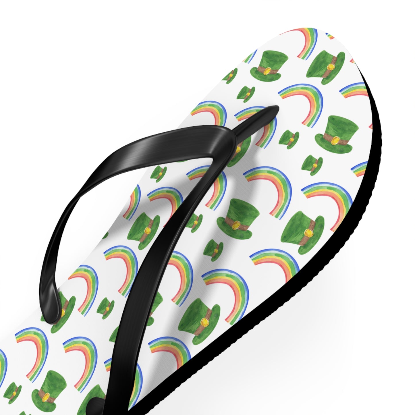 Lucky Rainbow Flip Flops