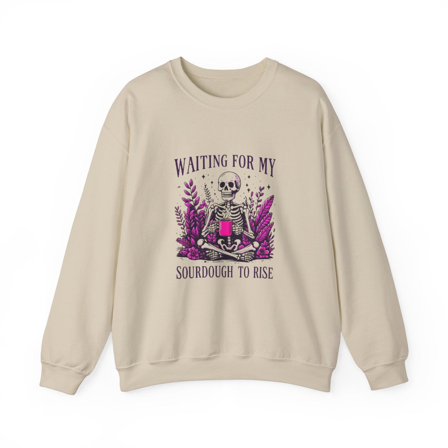 Waiting For My Sourdough Unisex Heavy Blend™ Crewneck Sweatshirt