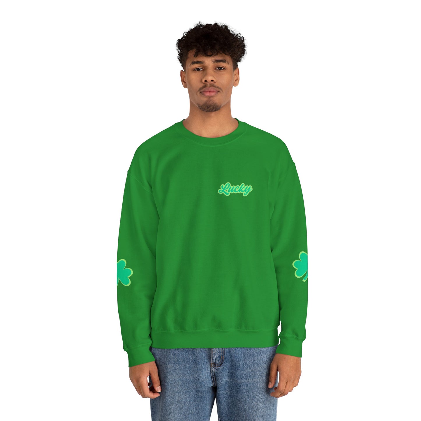 Glowin’ Green Unisex Heavy Blend™ Crewneck Sweatshirt