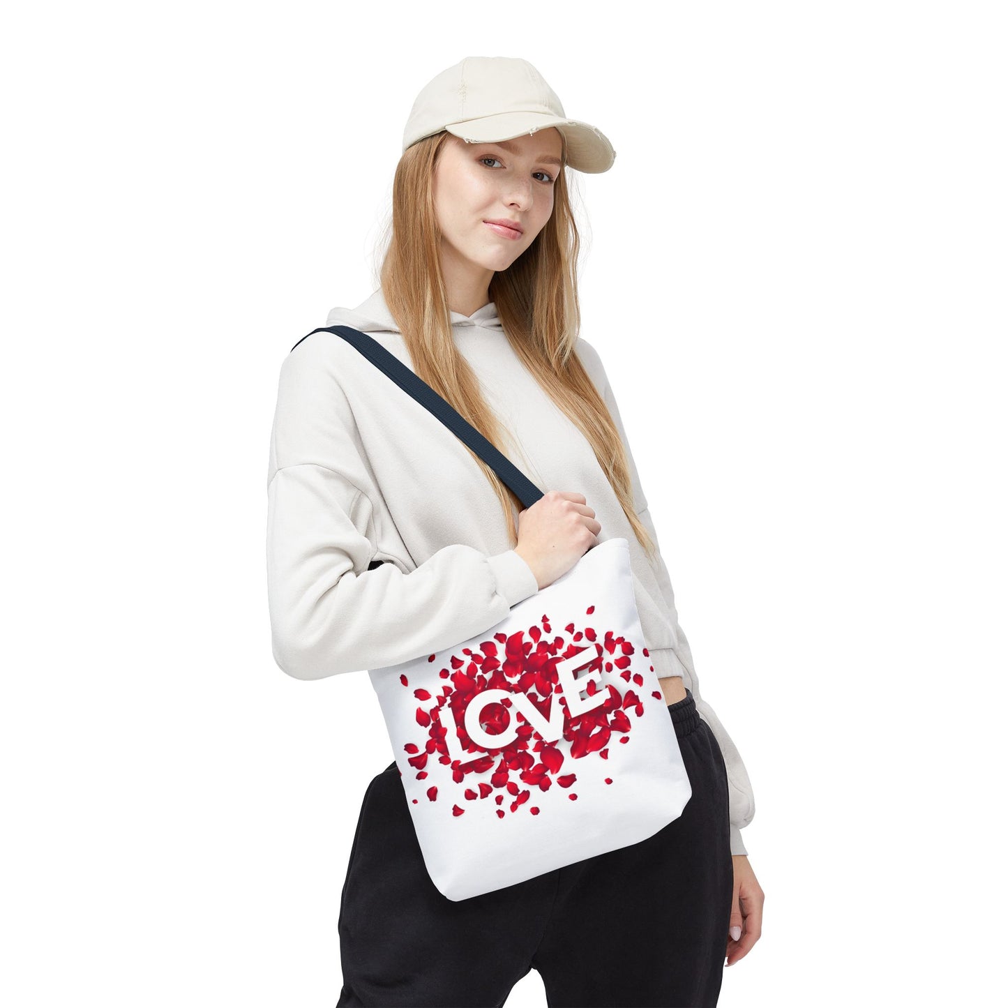 Love Rose Tote Bag (13" x 13")