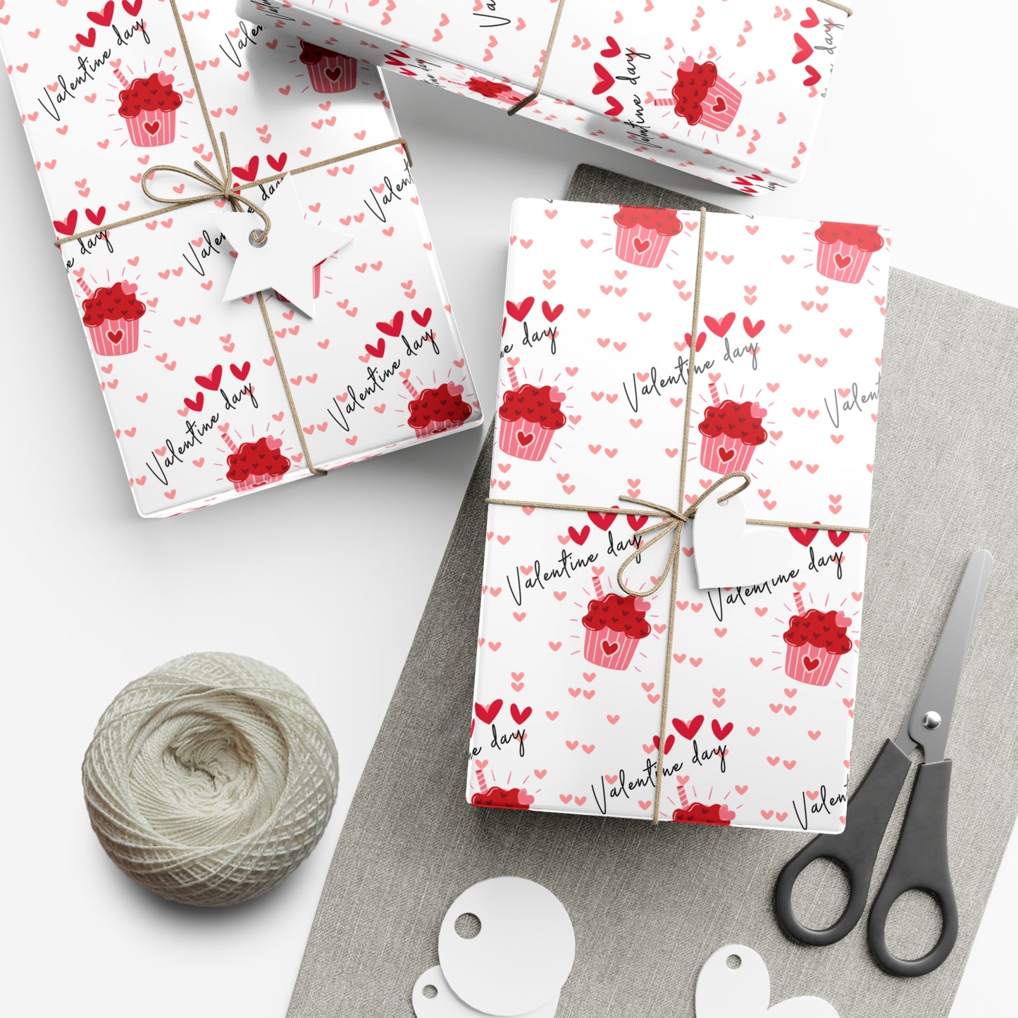 Valentine's Day Sweets Gift Wrap Papers