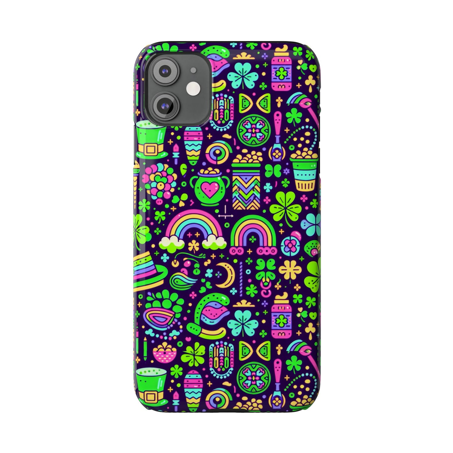 Day-Glo Clover Slim Phone Cases