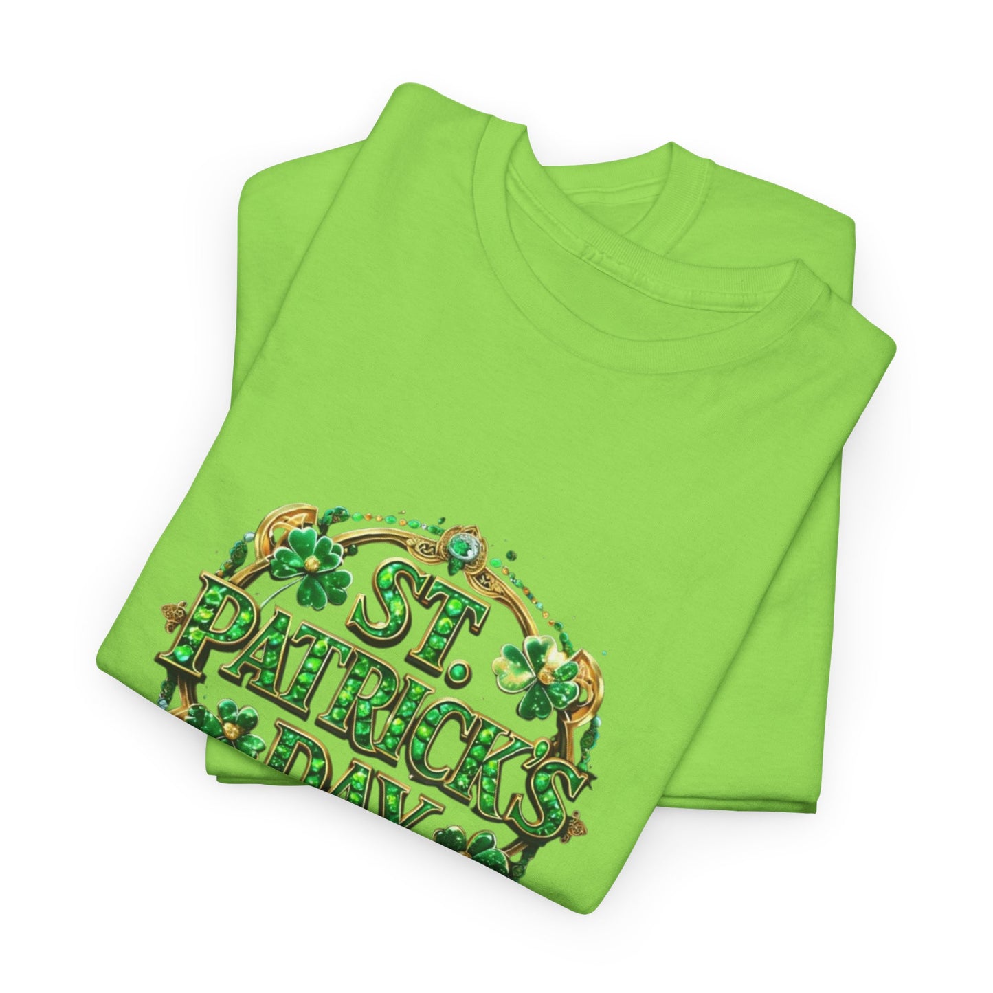 Glitzy Green Unisex Heavy Cotton Tee