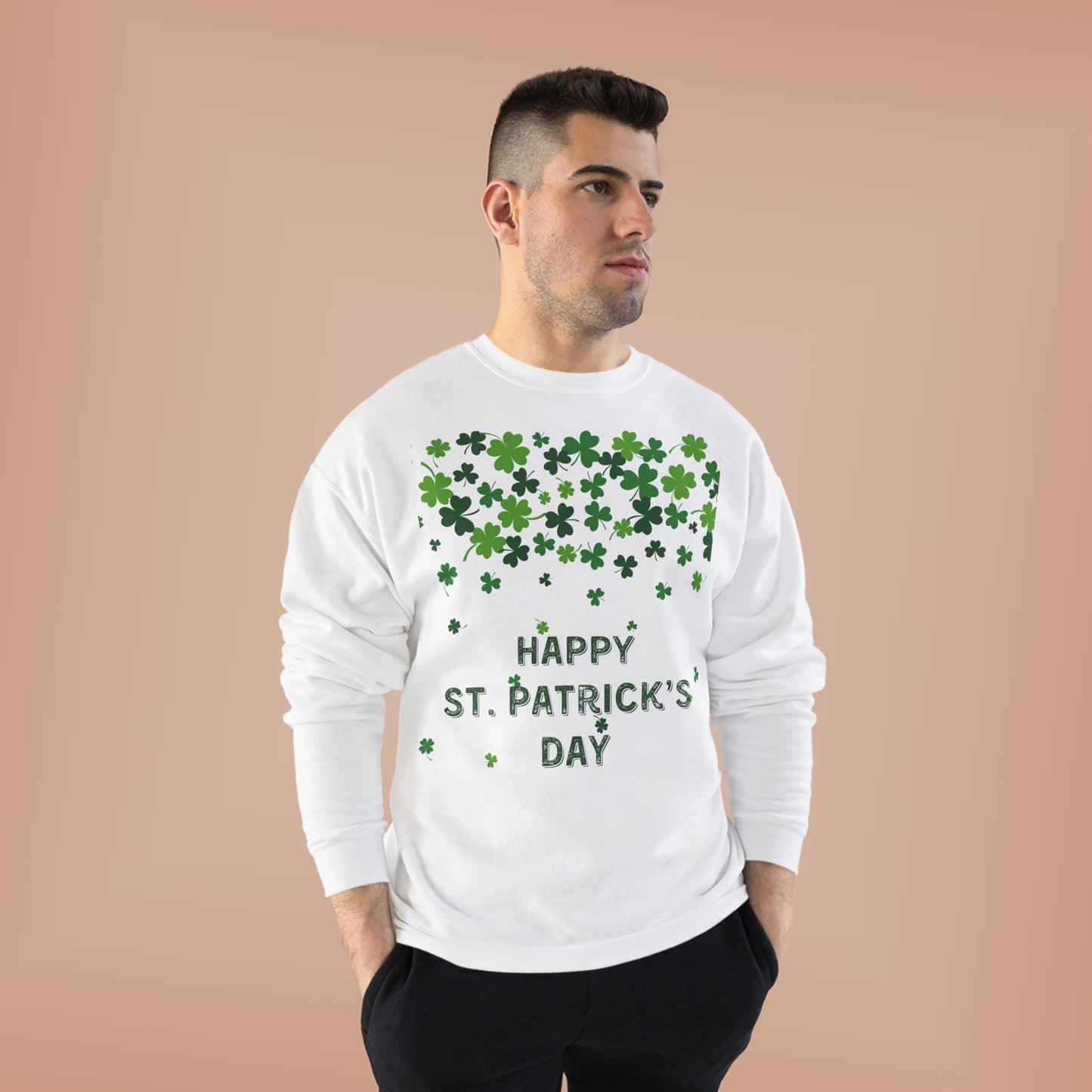 Shamrock Shower Unisex EcoSmart® Crewneck Sweatshirt