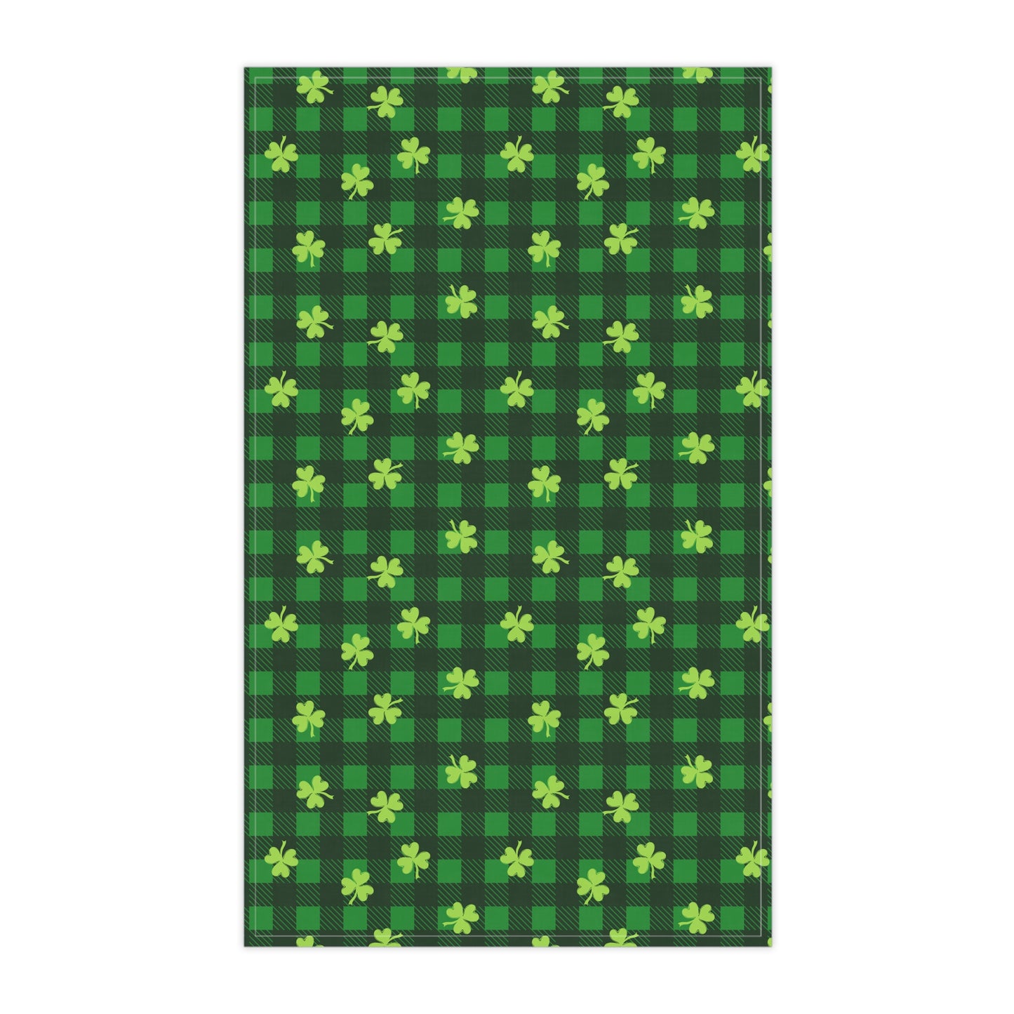 Shamrock Plaid Tea Towels (cotton)