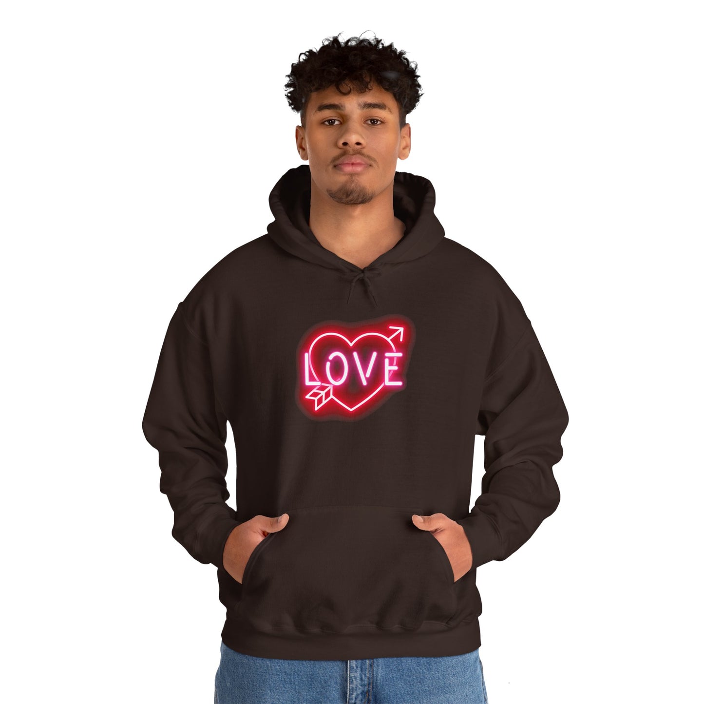 Neon Love Unisex Heavy Blend™ Hooded Sweatshirt