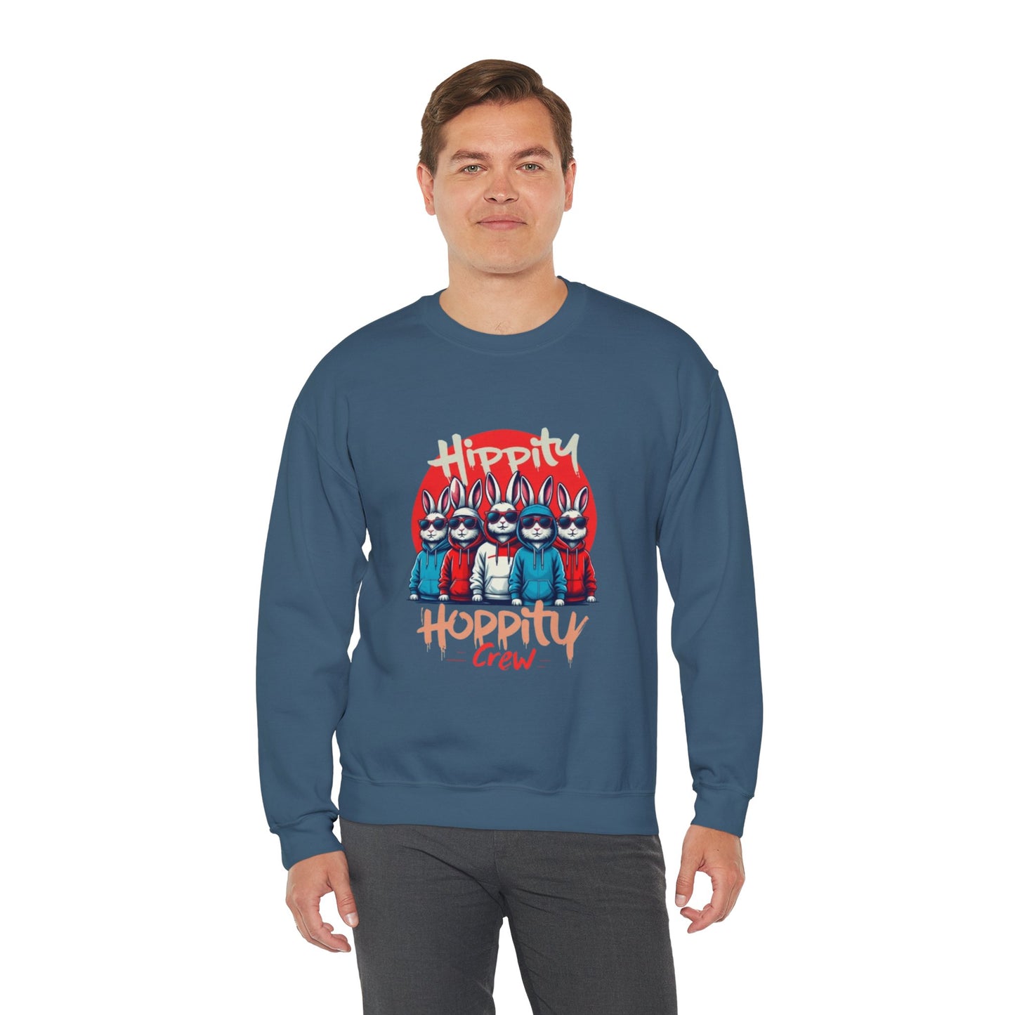 Hippity Hoppity Crew Unisex Heavy Blend™ Crewneck Sweatshirt