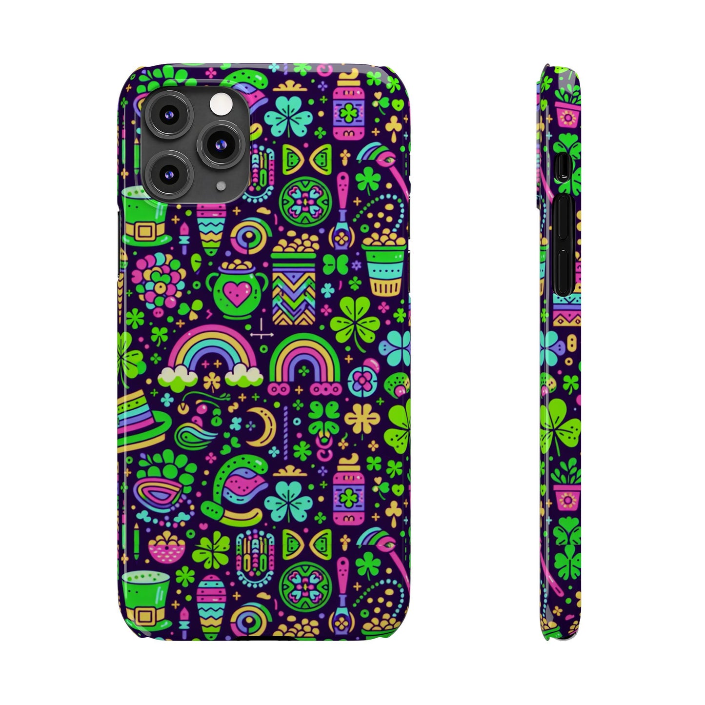 Day-Glo Clover Slim Phone Cases