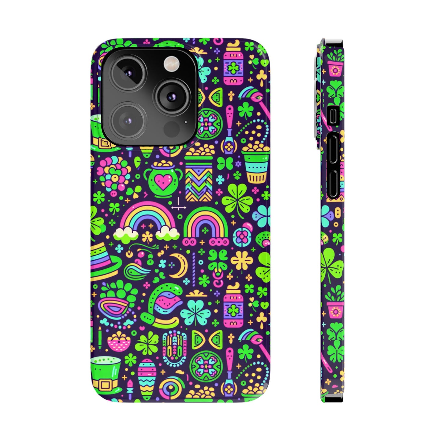 Day-Glo Clover Slim Phone Cases