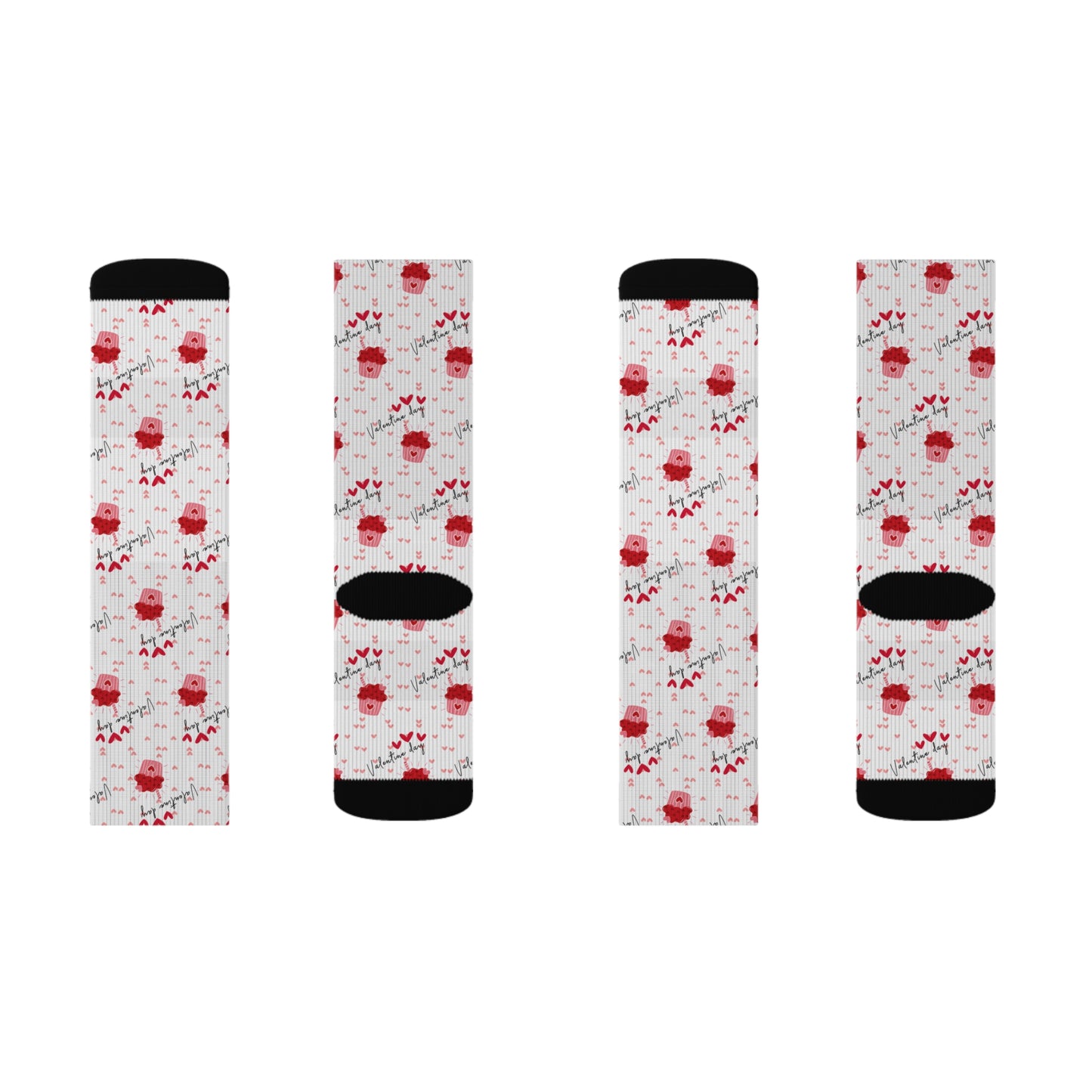 Valentine's Day Sweets Sublimation Socks