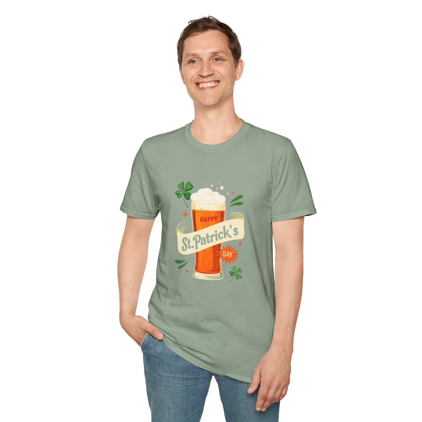 Irish You Were Beer Unisex Softstyle T-Shirt