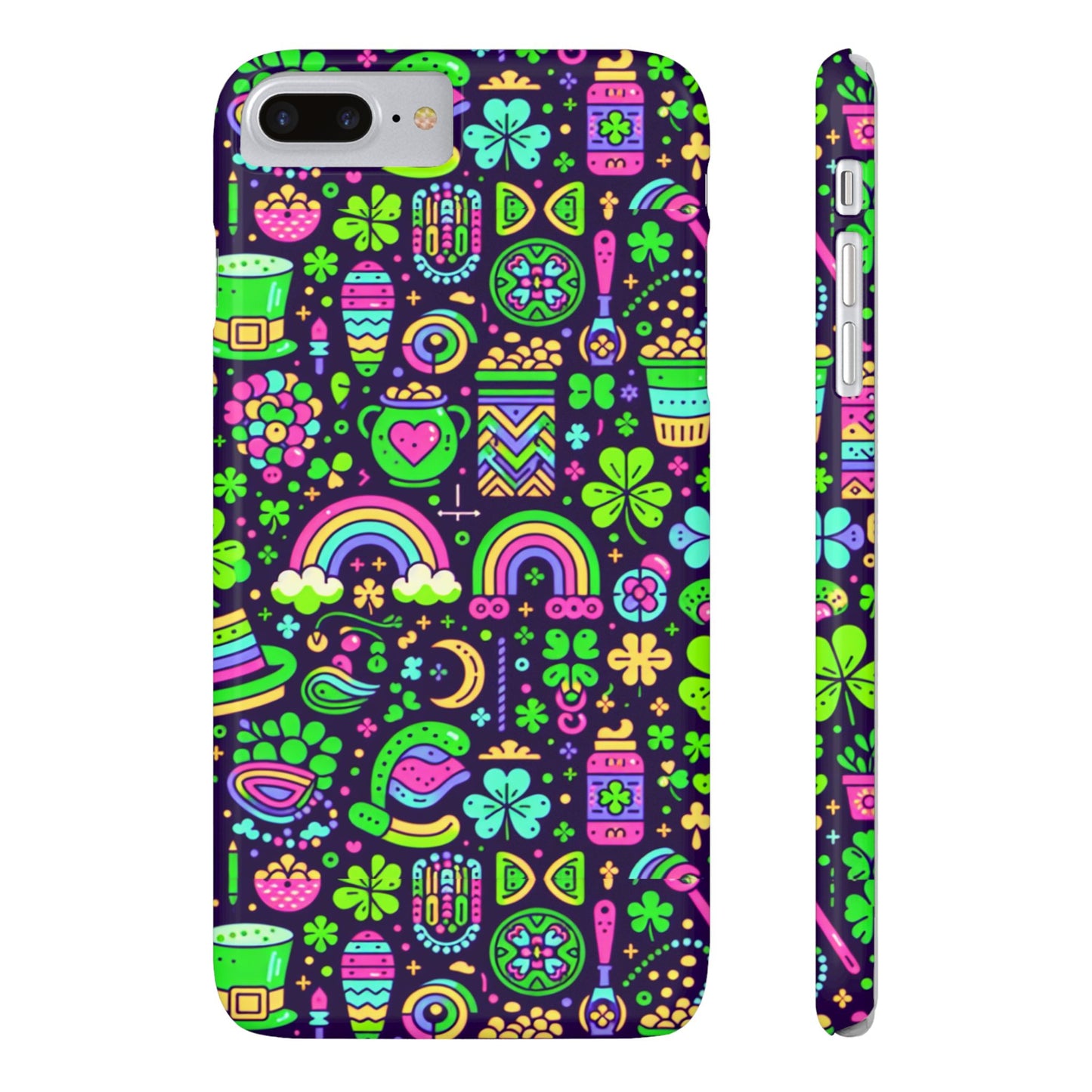 Day-Glo Clover Slim Phone Cases