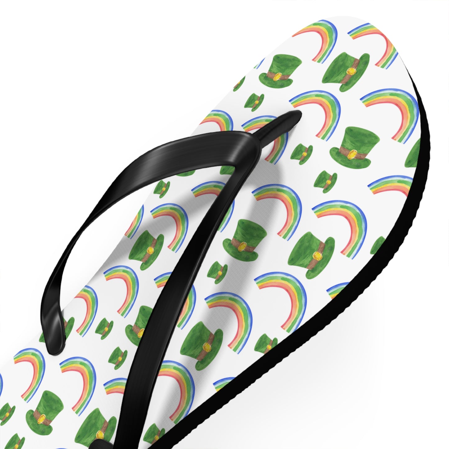 Lucky Rainbow Flip Flops