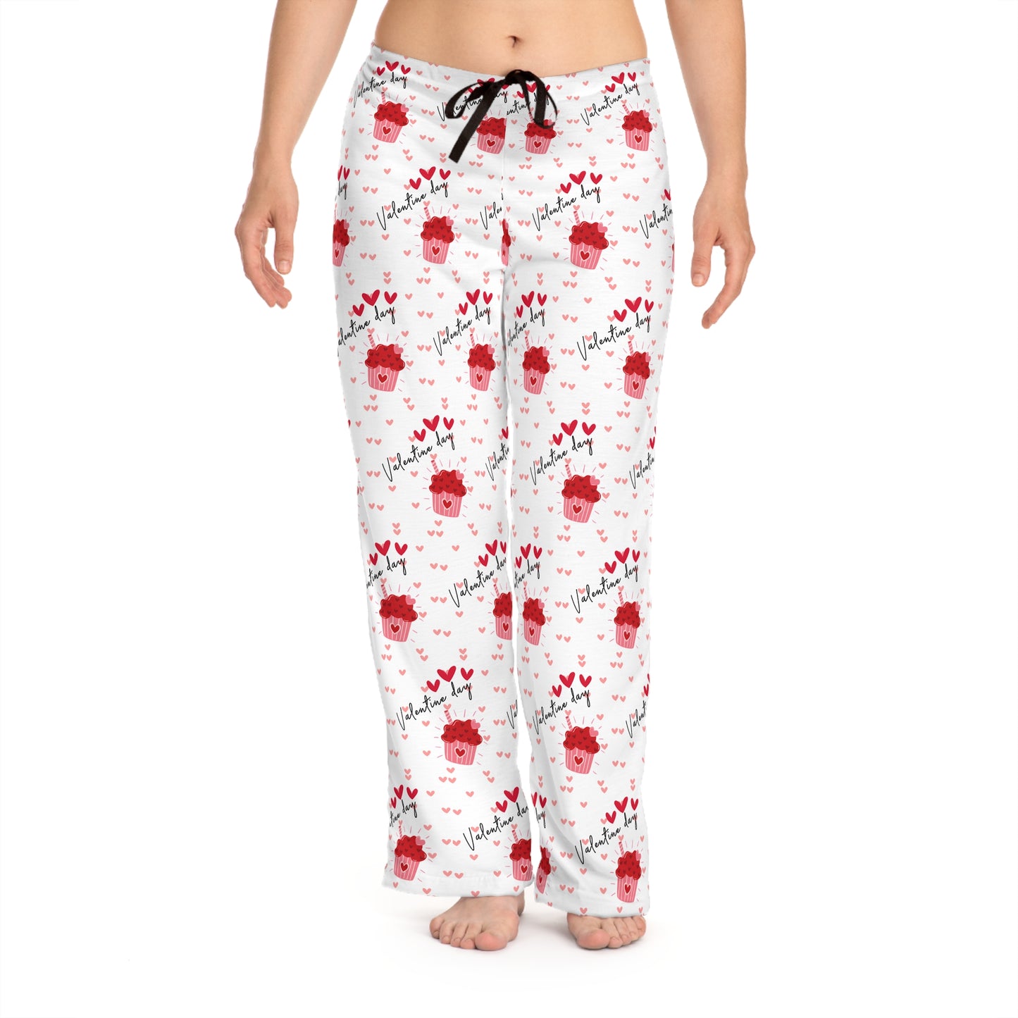 Valentine's Day Sweets Women's Pajama Pants (AOP)