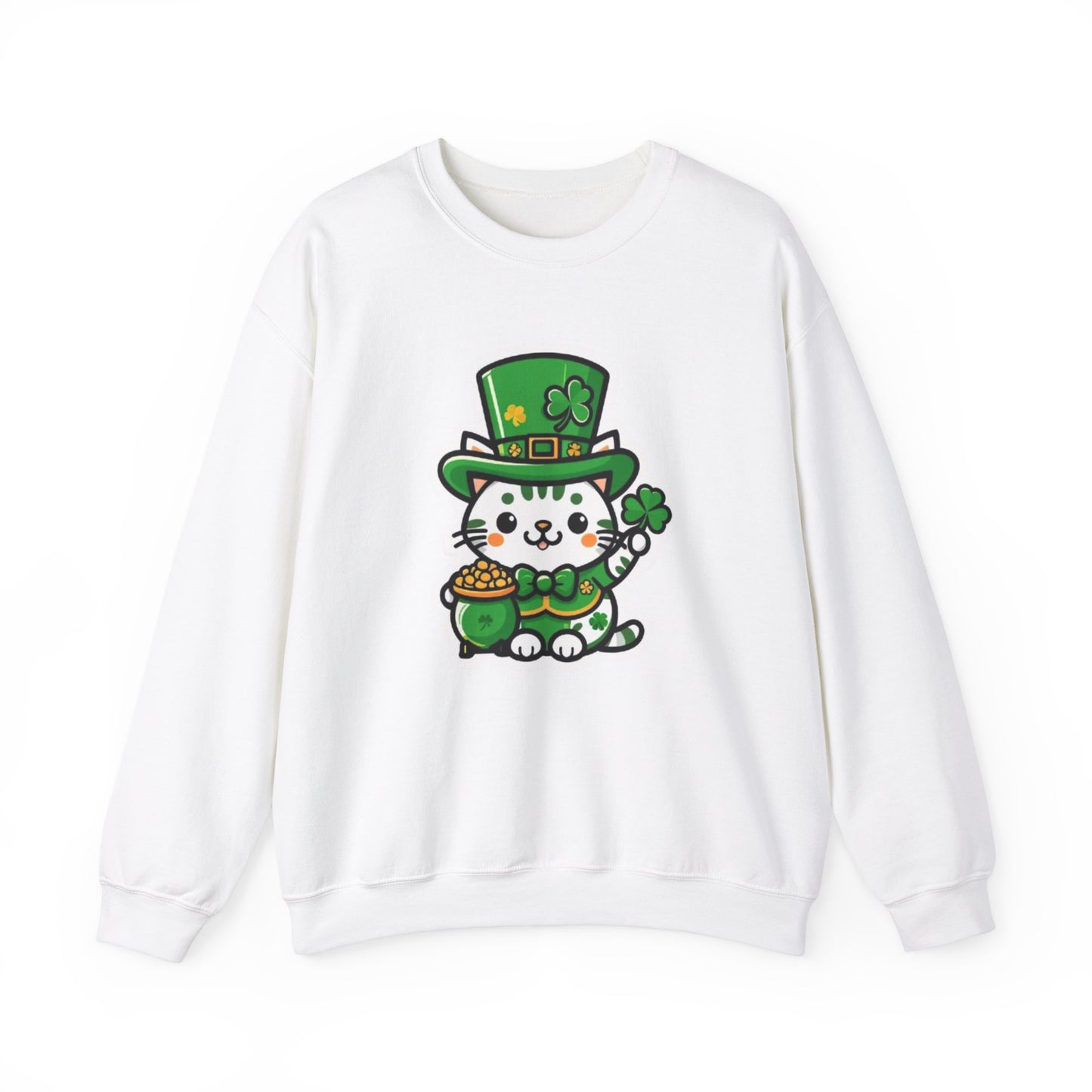 Clover Kitty Unisex Heavy Blend™ Crewneck Sweatshirt