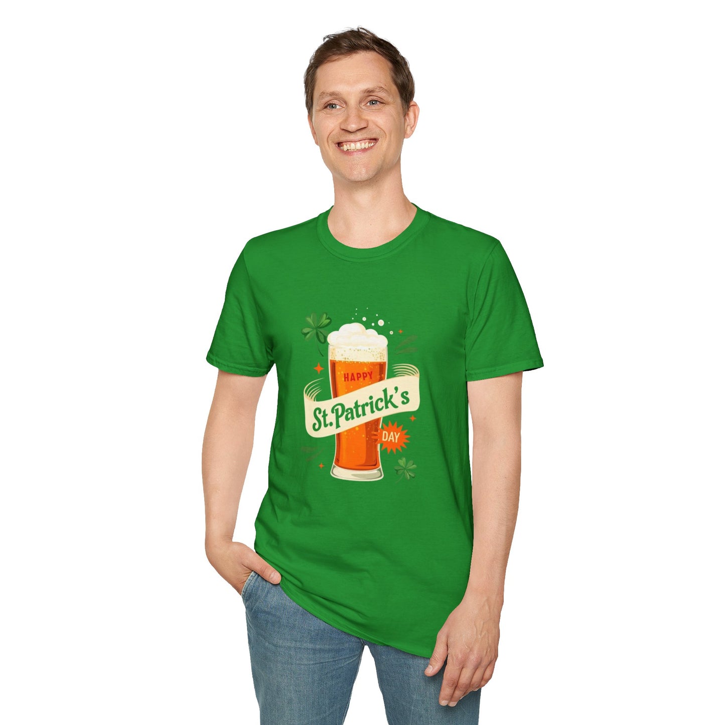 Irish You Were Beer Unisex Softstyle T-Shirt