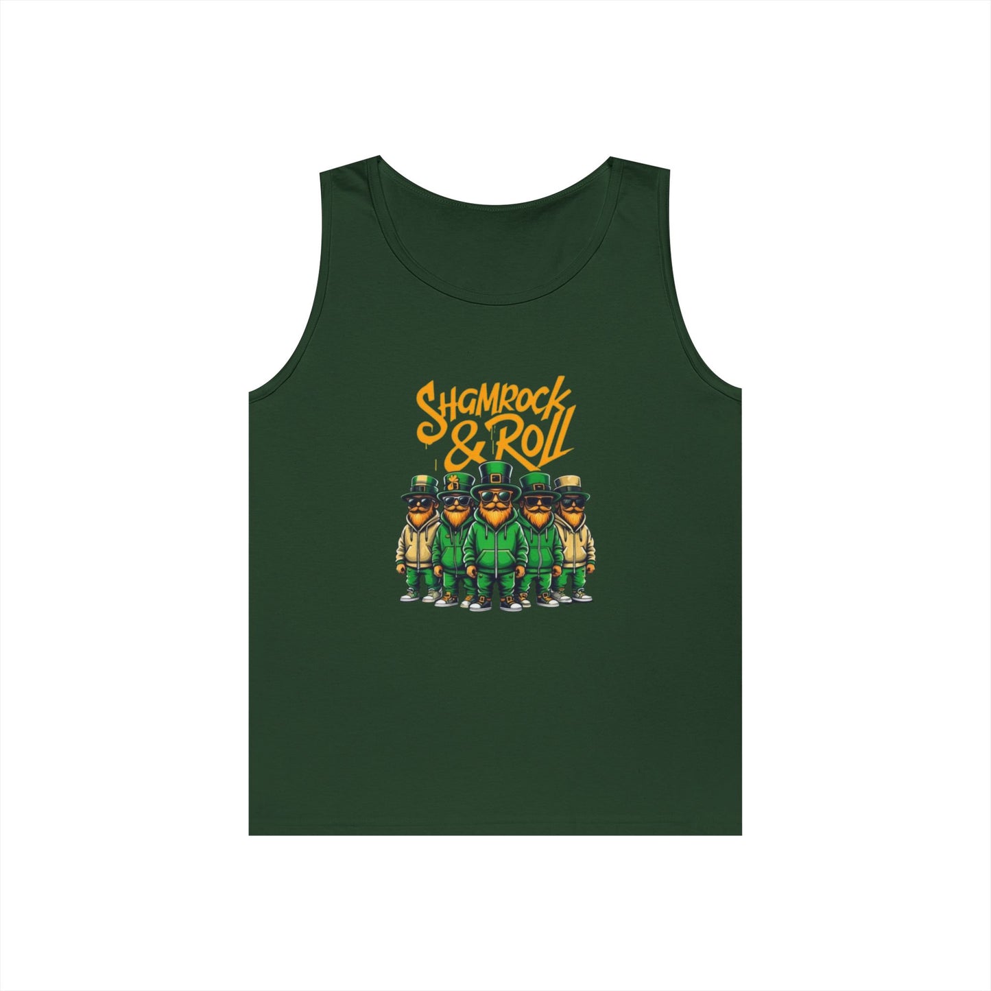 Shamrock & Roll Unisex Heavy Cotton Tank Top