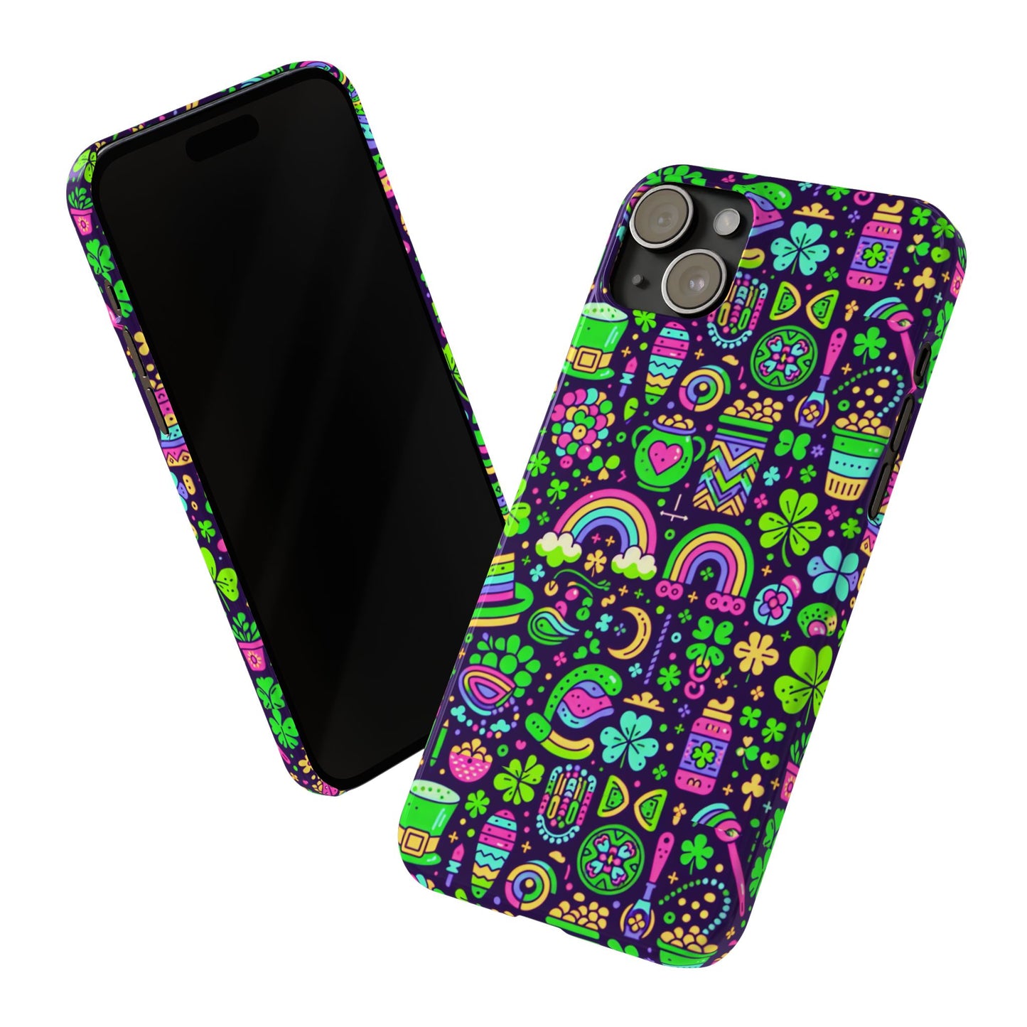 Day-Glo Clover Slim Phone Cases