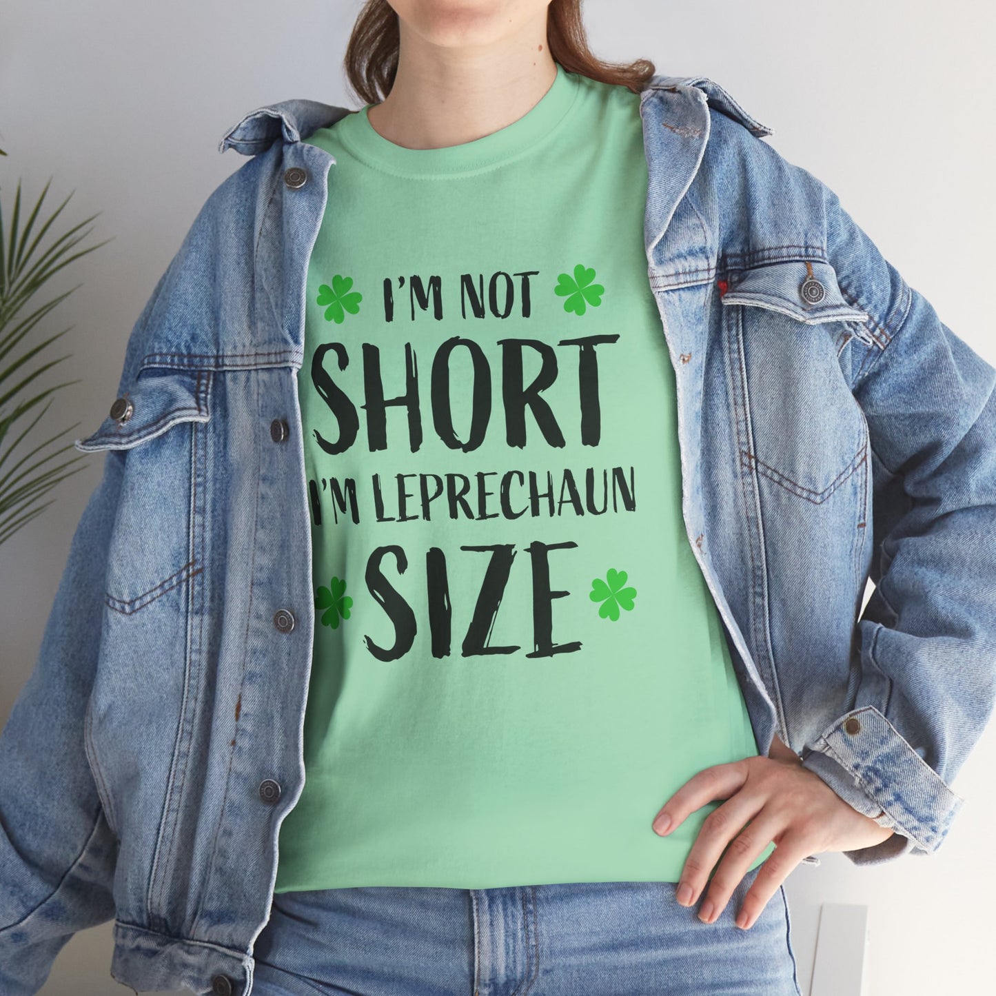 Leprechaun Size Unisex Heavy Cotton Tee