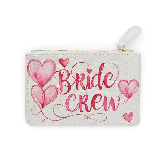 Bride Crew Watercolor Mini Clutch Bag