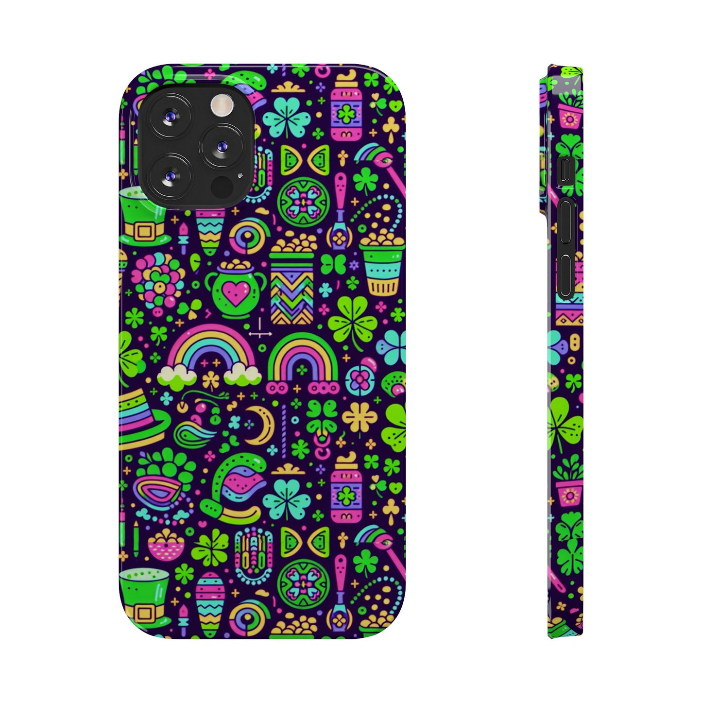 Day-Glo Clover Slim Phone Cases