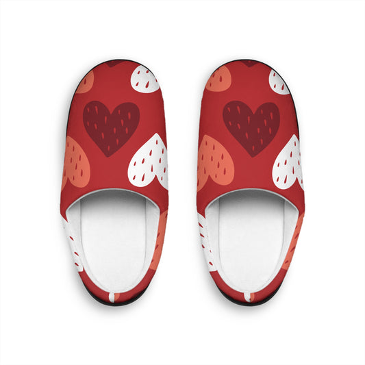 Triple Heart Women's Indoor Slippers