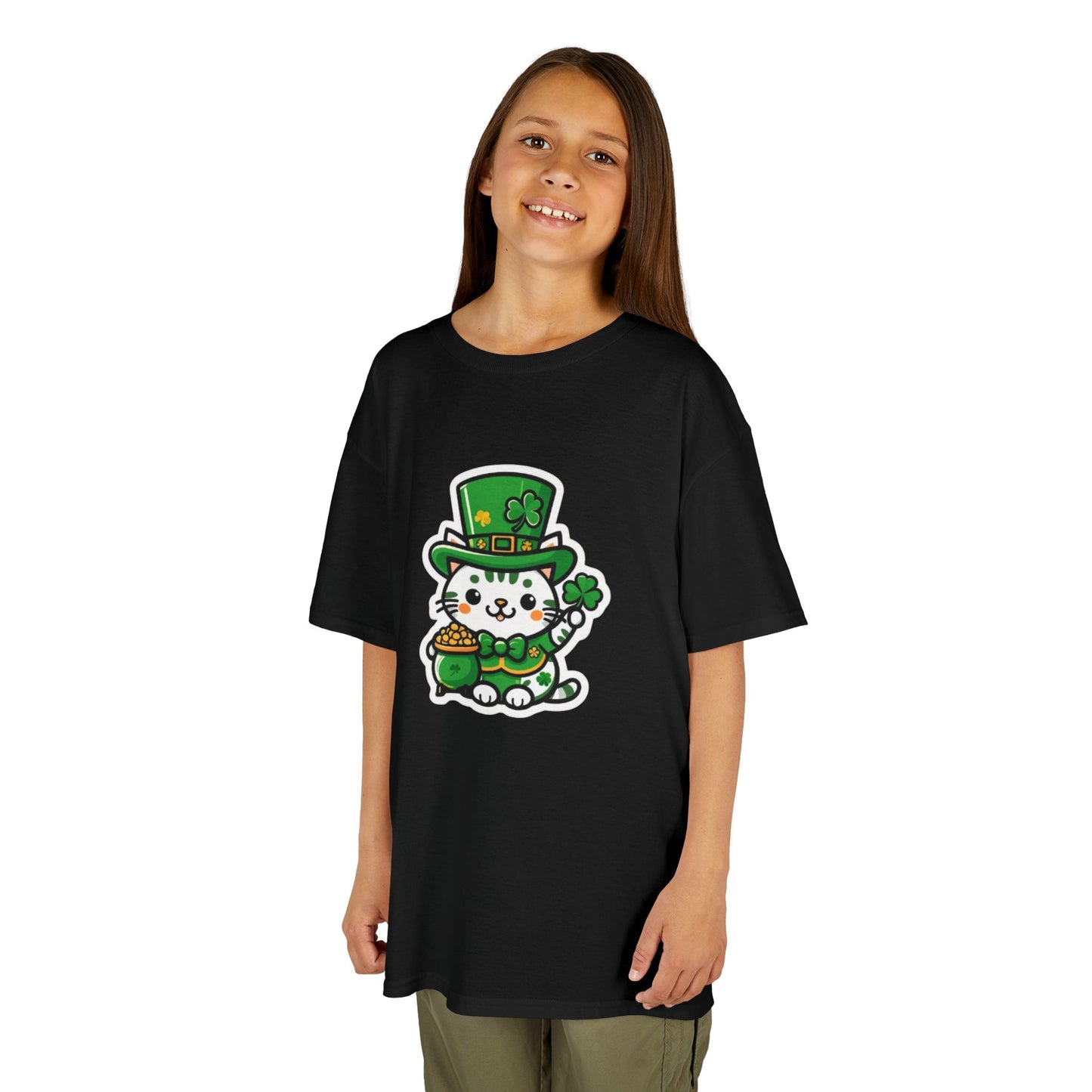 Clover Kitty Kids Heavy Cotton™ Tee